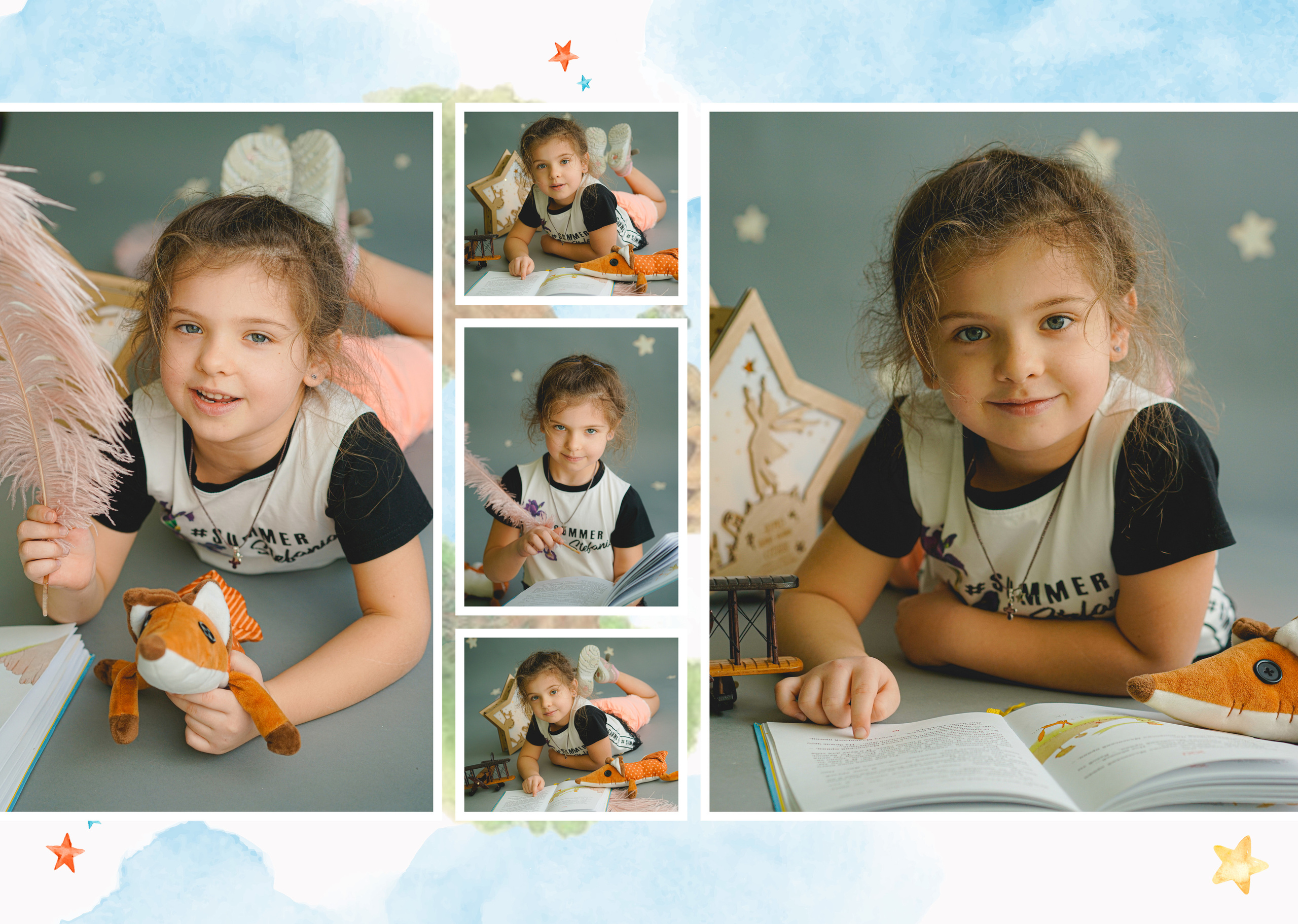 Индивидуальные развороты «Цветочная страна». Анна Белашова ВЫПУСКНЫЕ АЛЬБОМЫ, фото и видеосъёмка