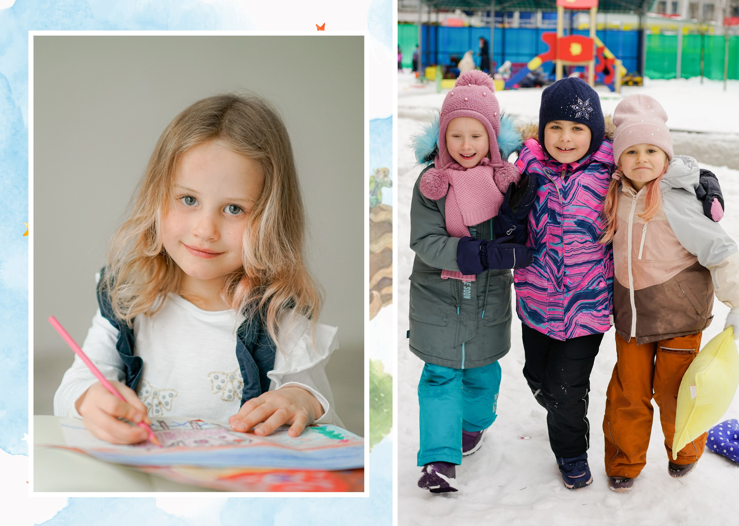 Индивидуальные развороты «Цветочная страна». Анна Белашова ВЫПУСКНЫЕ АЛЬБОМЫ, фото и видеосъёмка