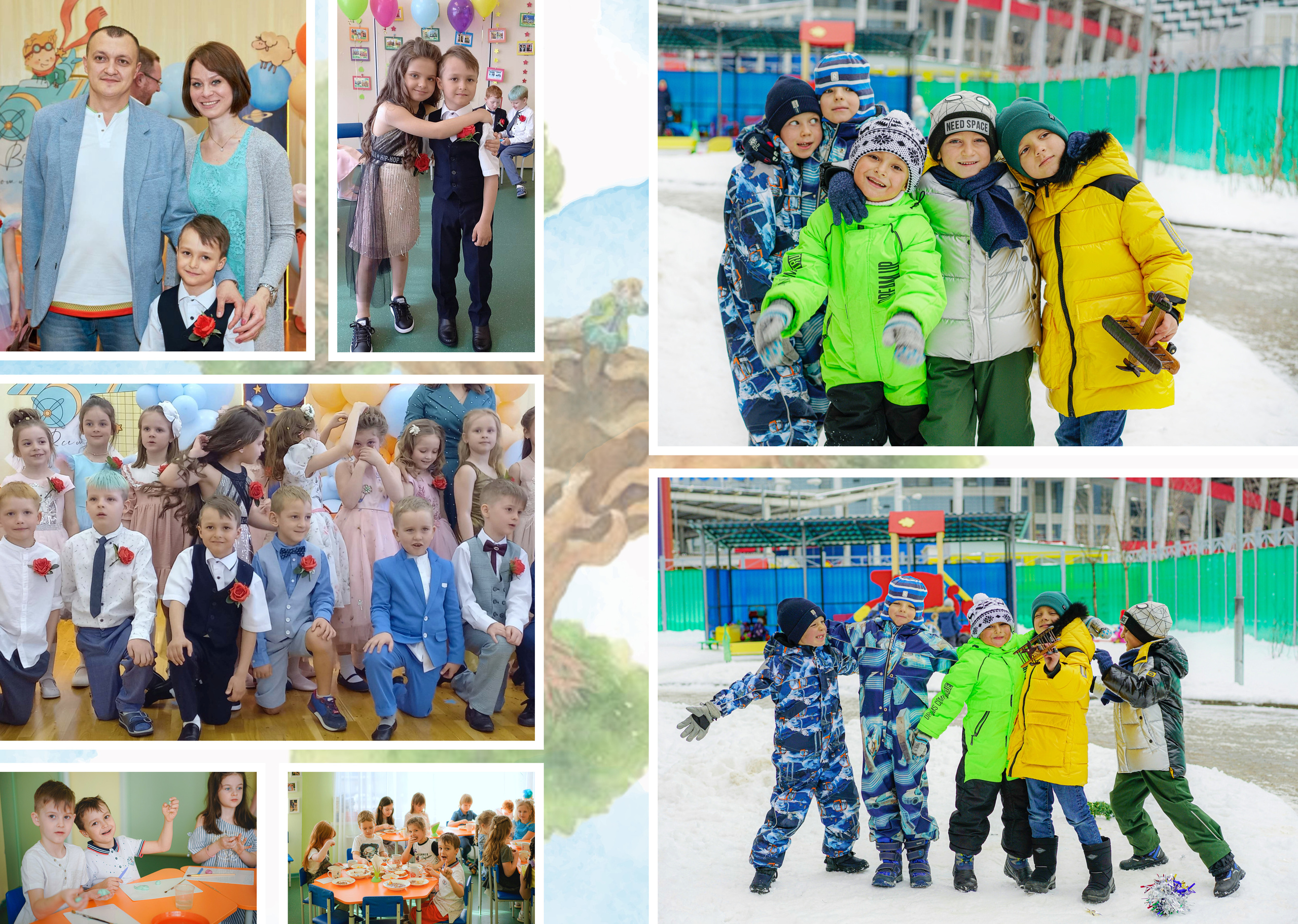 Индивидуальные развороты «Цветочная страна». Анна Белашова ВЫПУСКНЫЕ АЛЬБОМЫ, фото и видеосъёмка