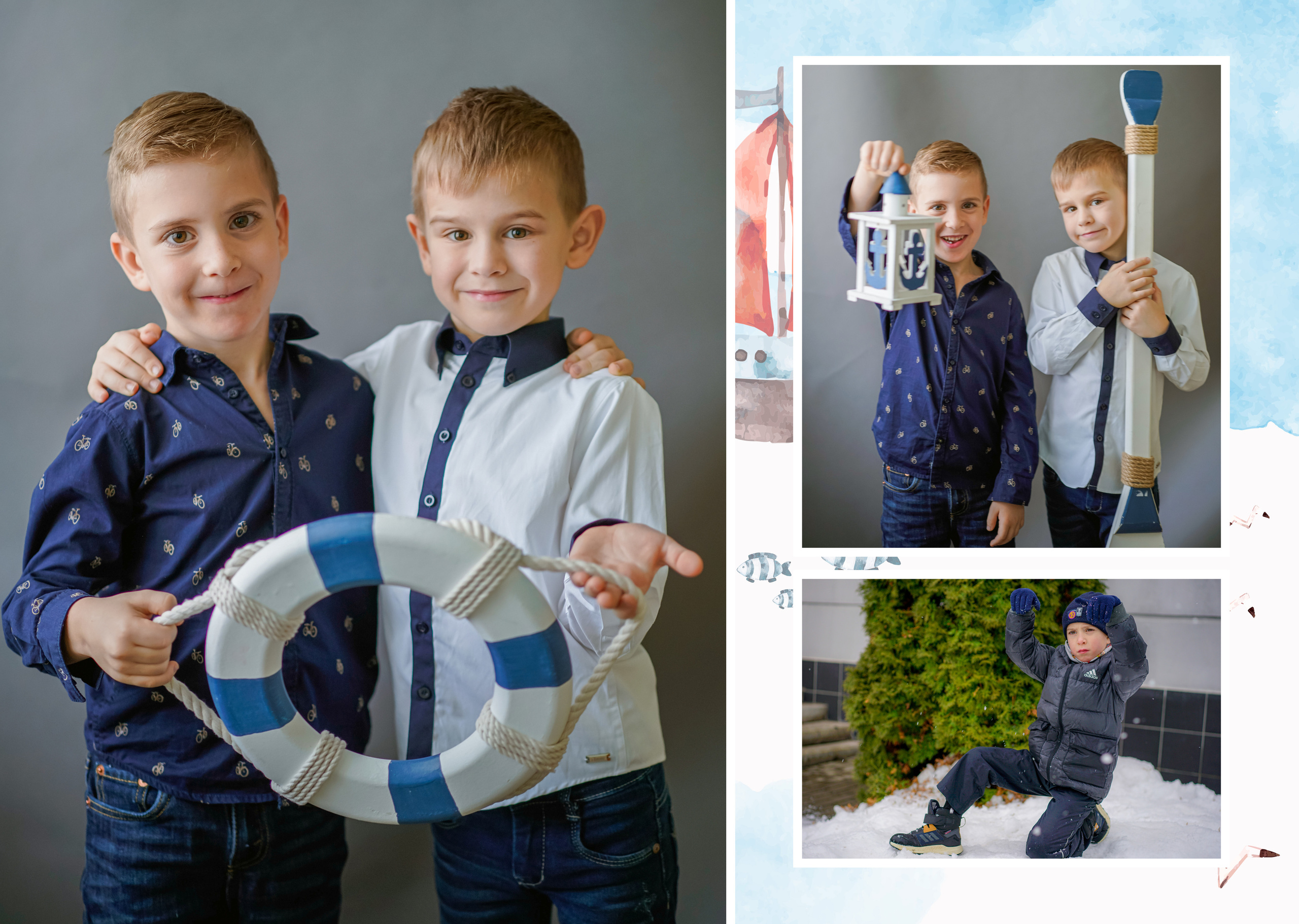 Персональные развороты и обложка дизайн «Кораблик». Анна Белашова ВЫПУСКНЫЕ АЛЬБОМЫ, фото и видеосъёмка