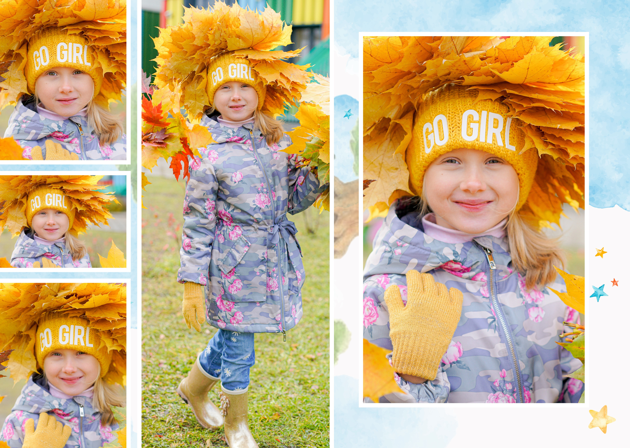 Индивидуальные развороты «Цветочная страна». Анна Белашова ВЫПУСКНЫЕ АЛЬБОМЫ, фото и видеосъёмка