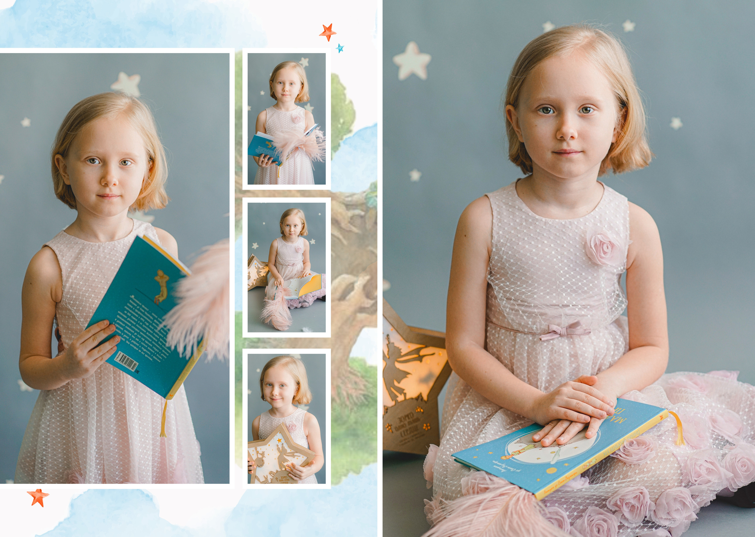 Индивидуальные развороты «Цветочная страна». Анна Белашова ВЫПУСКНЫЕ АЛЬБОМЫ, фото и видеосъёмка