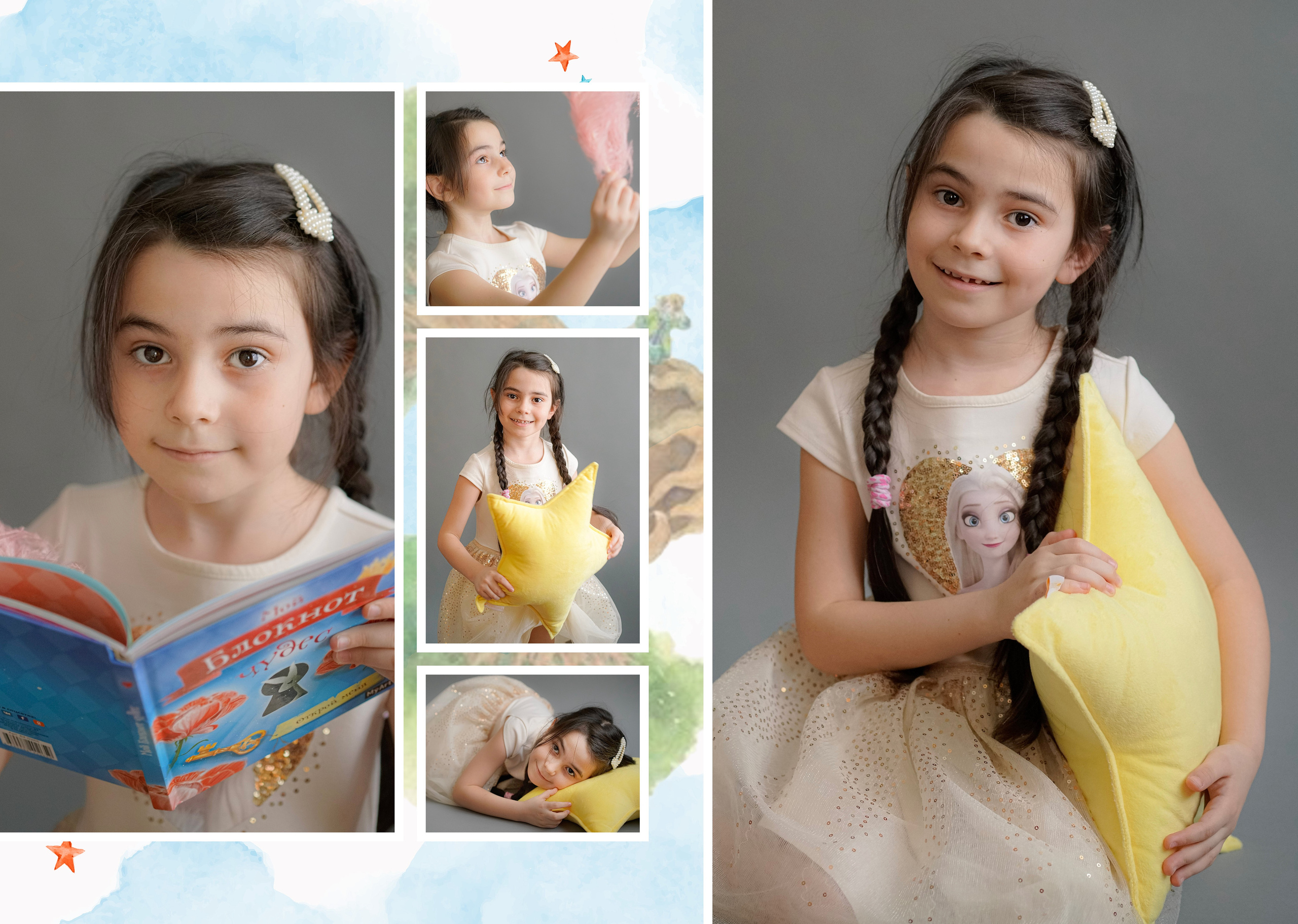 Персональные развороты и обложки «Маленький принц». Анна Белашова ВЫПУСКНЫЕ АЛЬБОМЫ, фото и видеосъёмка