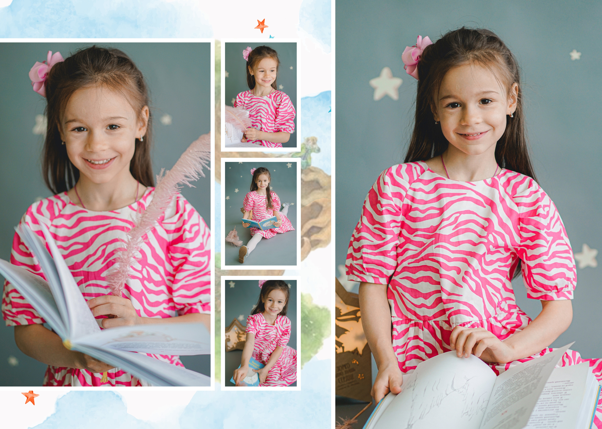 Индивидуальные развороты «Цветочная страна». Анна Белашова ВЫПУСКНЫЕ АЛЬБОМЫ, фото и видеосъёмка