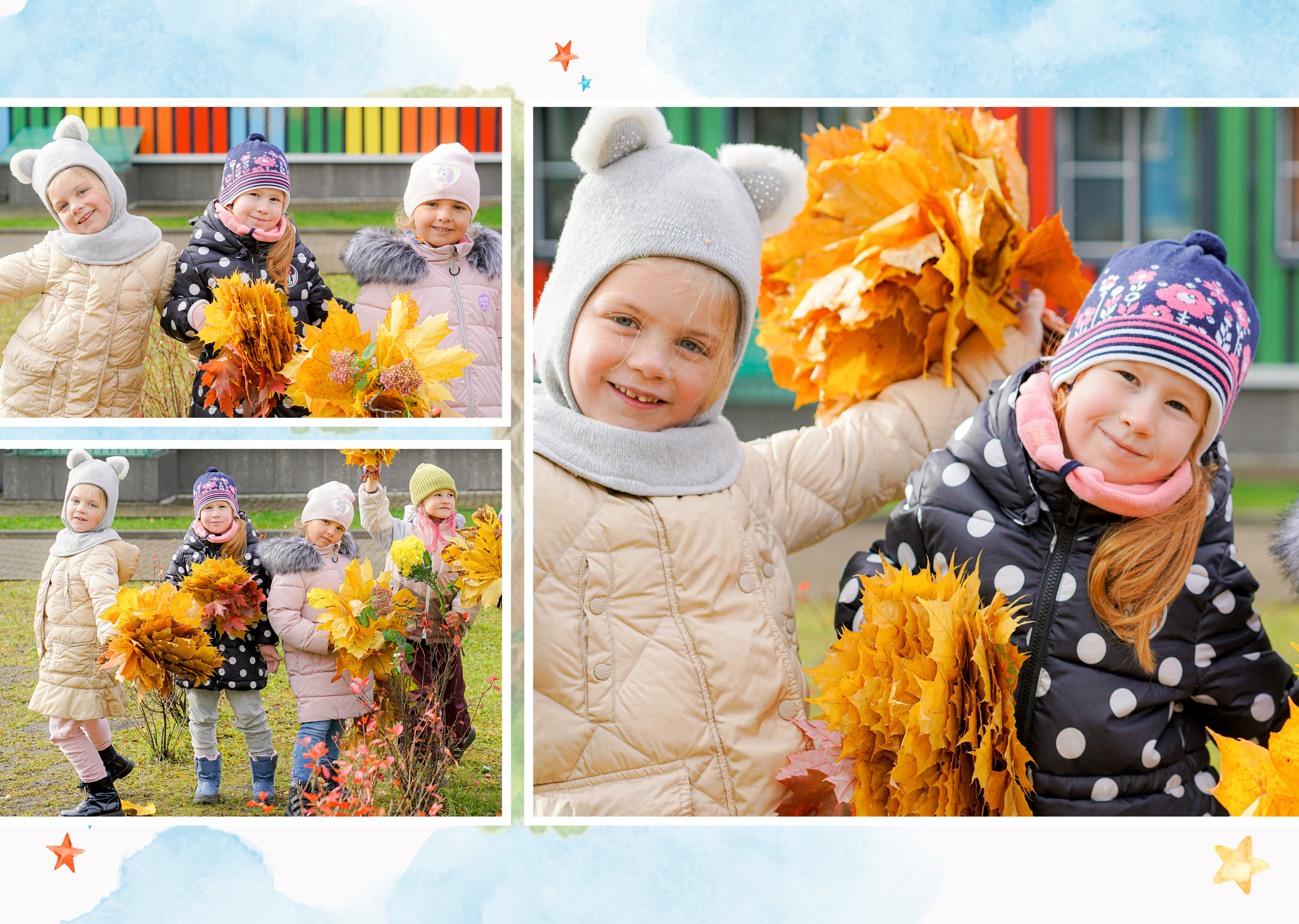 Индивидуальные развороты «Цветочная страна». Анна Белашова ВЫПУСКНЫЕ АЛЬБОМЫ, фото и видеосъёмка