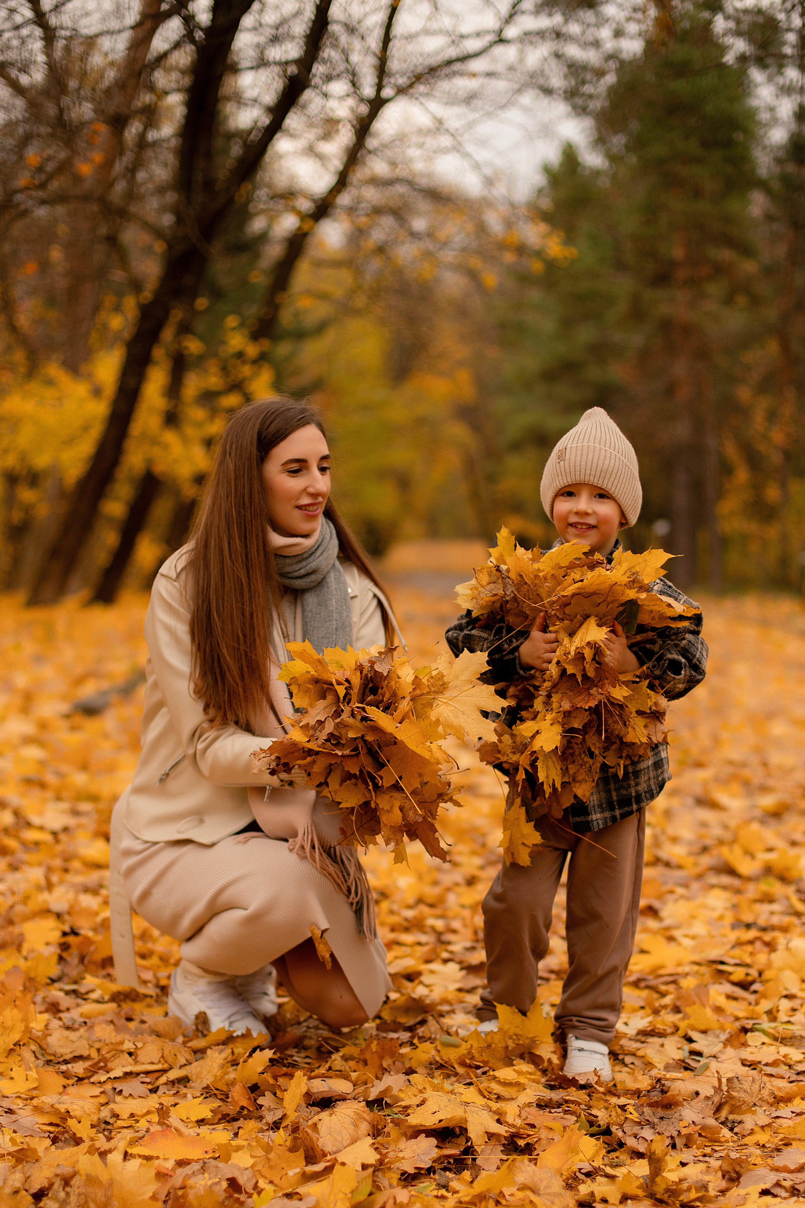 Семейная осенняя фотосессия. Семейный и индивидуальный фотограф в Ростове-на-Дону