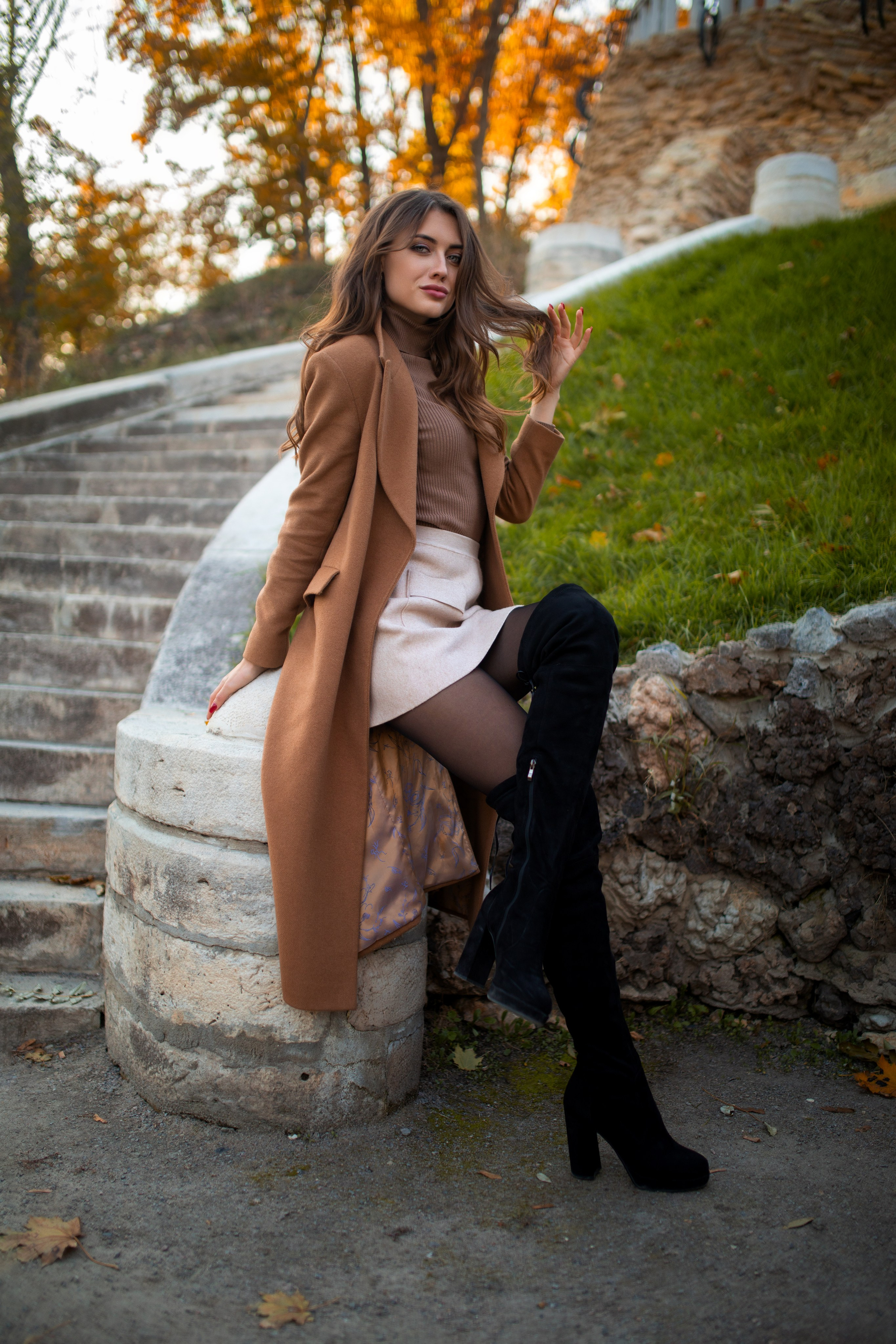 Осенняя съемка с Анастасией на природе в формате для «себя»