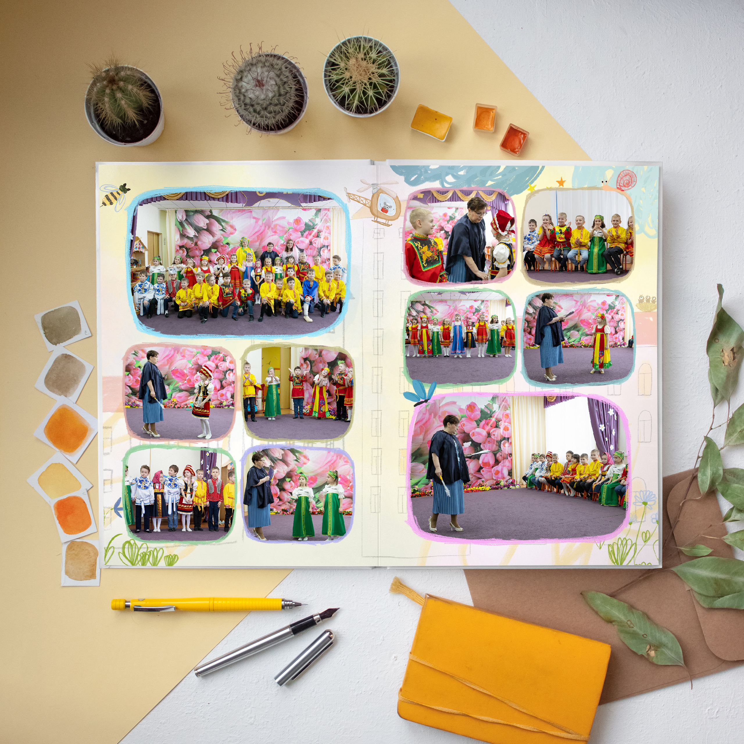 Альбом для воспитателя. Выпускные альбомы для школ и детских садов