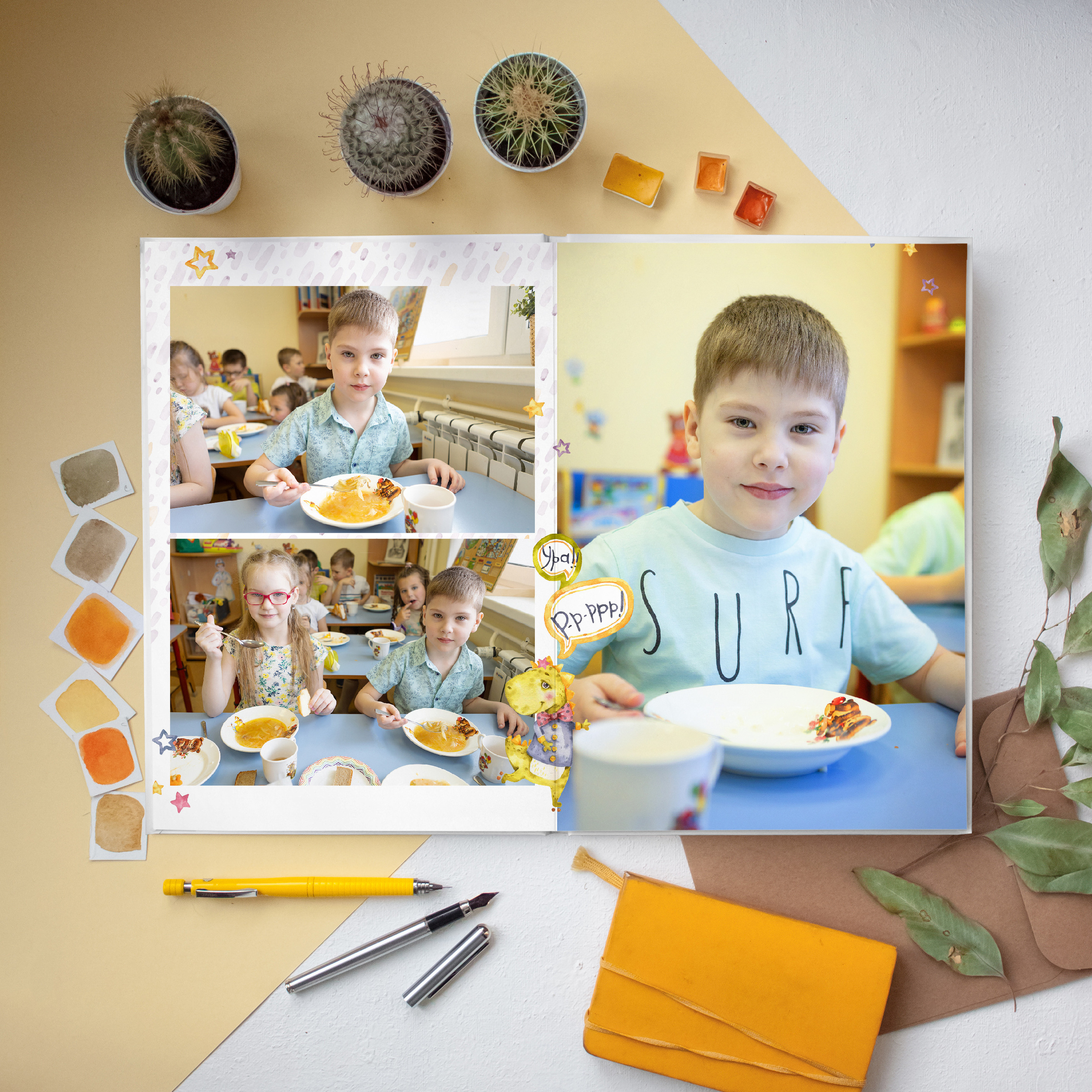 ДС АЛЬБОМ 9 разворотов. Выпускные альбомы для школ и детских садов