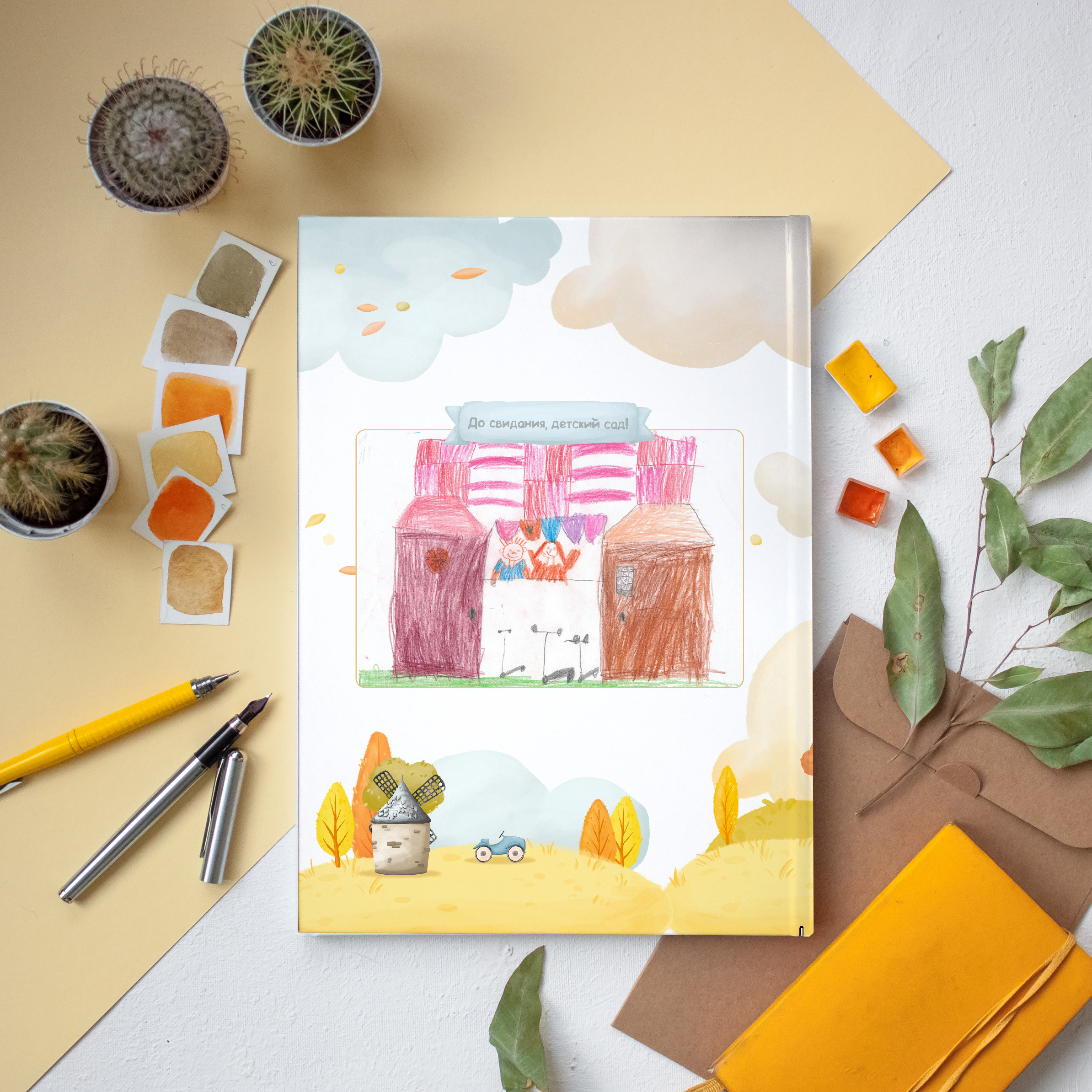 ДС АЛЬБОМ-ПАПКА 1 разворот. Выпускные альбомы для школ и детских садов