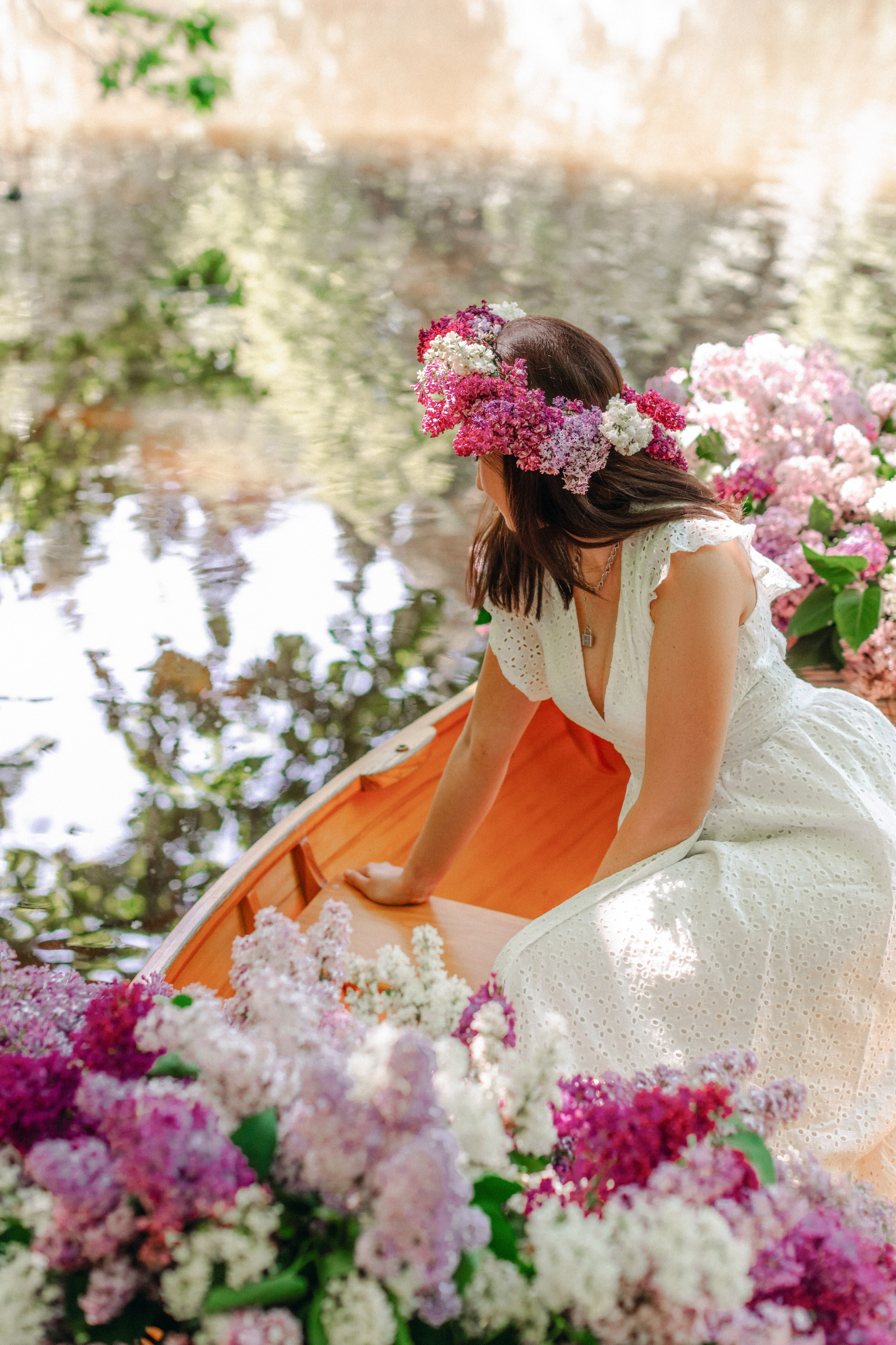 Утро в цветочной лодке. Фотограф в Москве Ольга Сатони