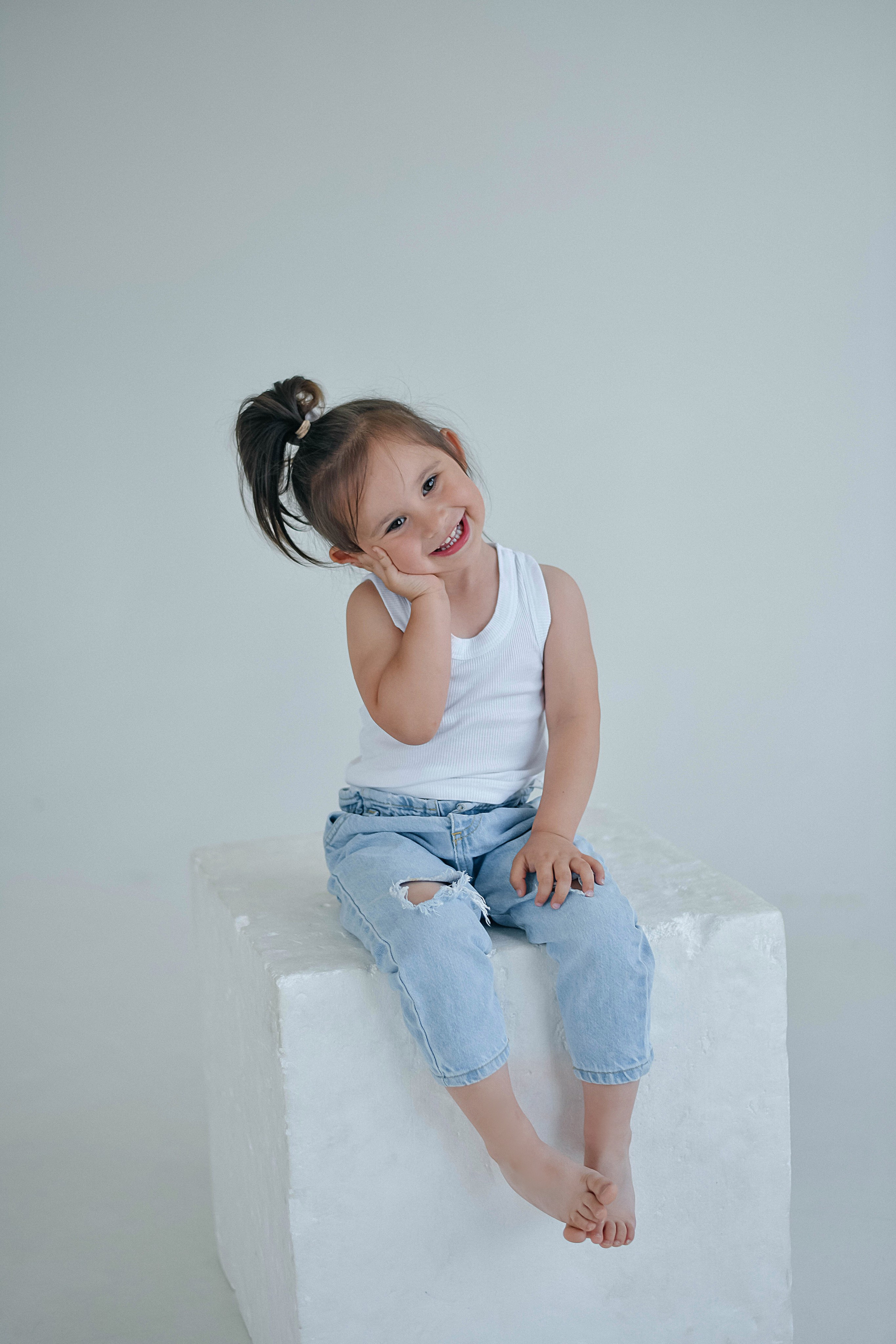 Мама и дочка студийная. Фотограф Подольск