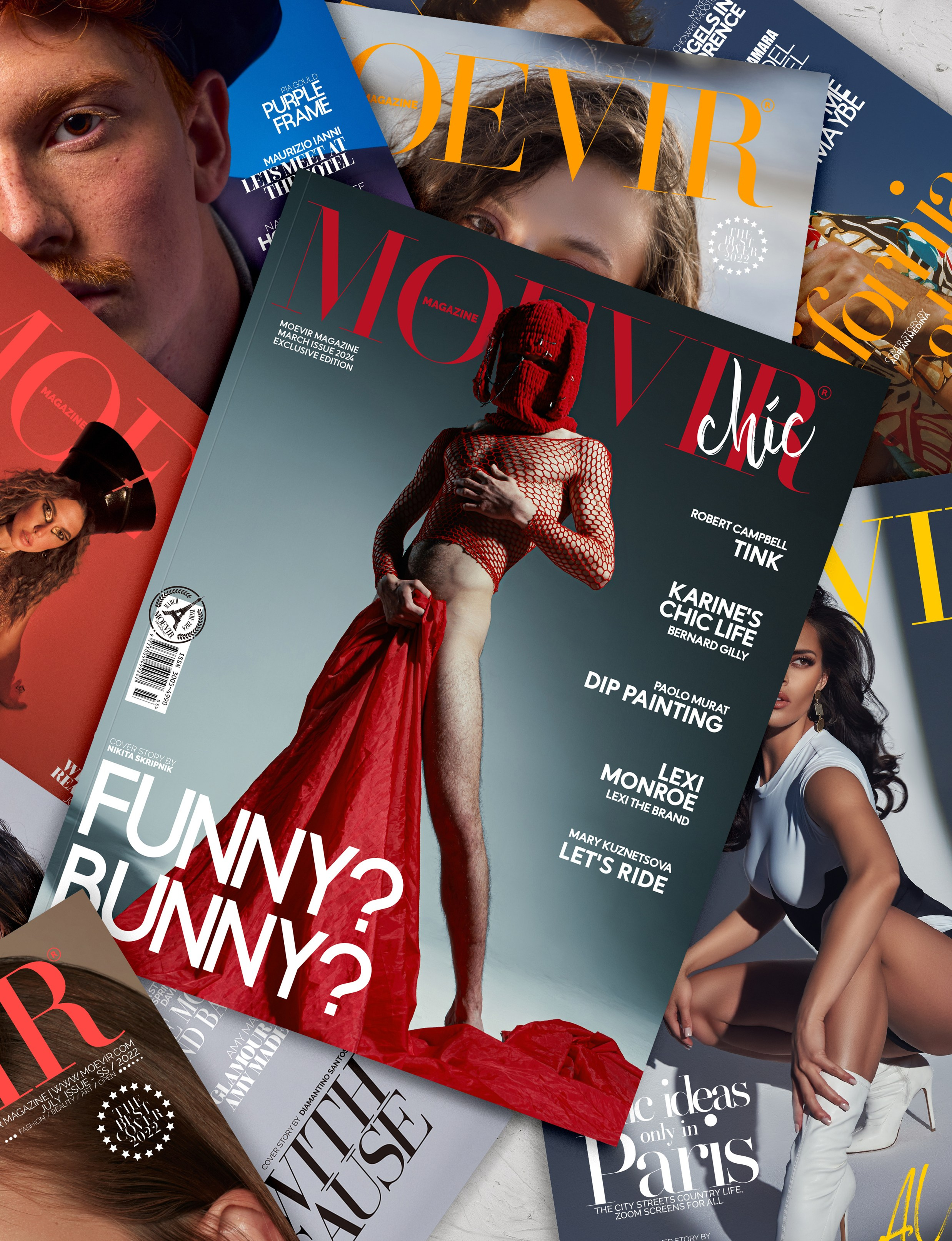 Cover for MOEVIR MAGAZINE. Никита Скрипник — ТЕАТР В СТИЛЕ ФЭШН