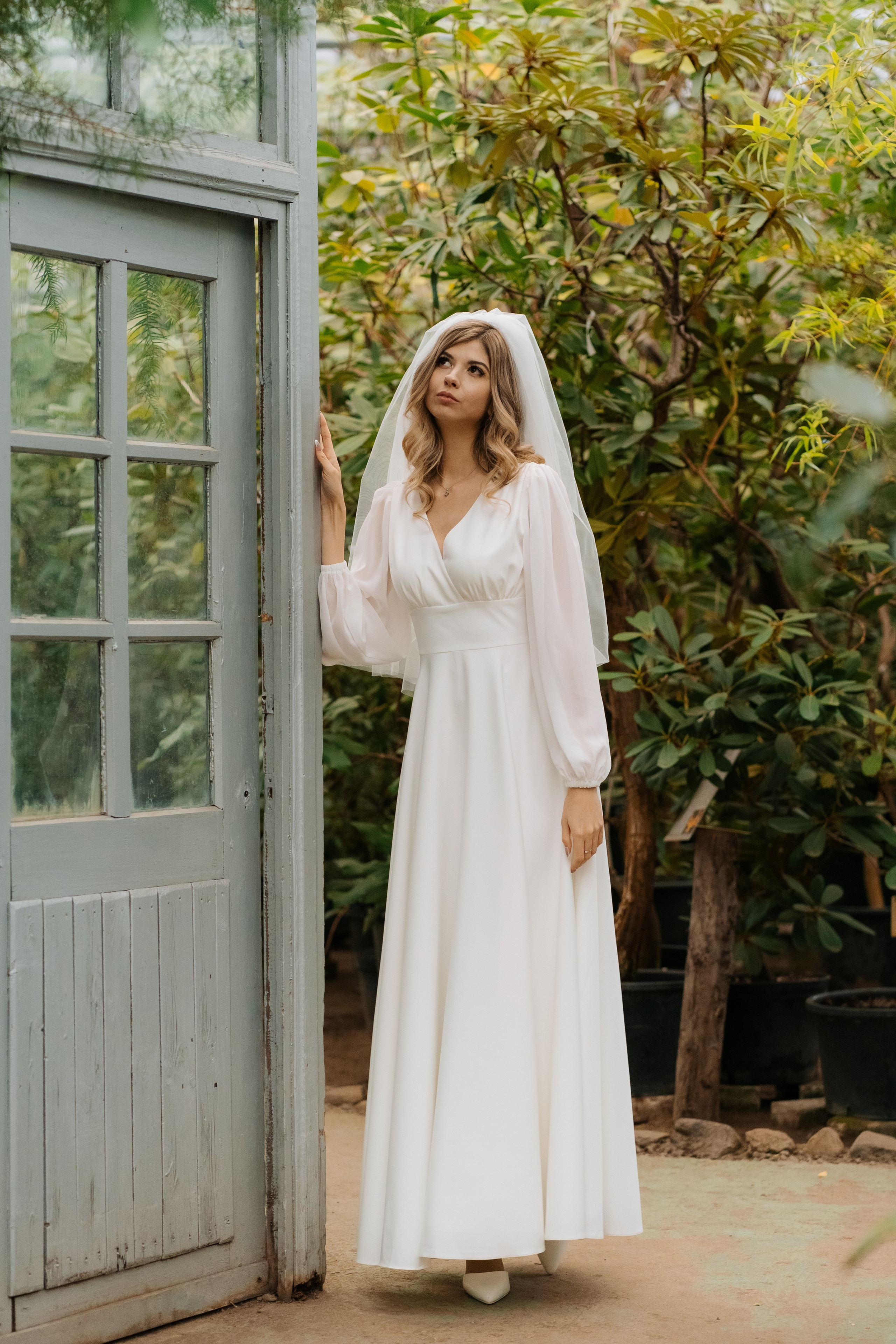 Свадебная фотосессия в оранжерее, Москва. Свадебный фотограф в Москве Анна Полушина