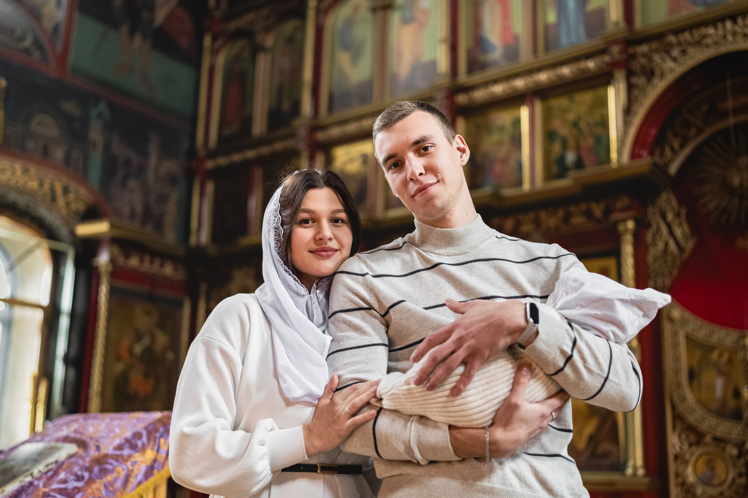 Крещение Михаила. Уникальный фотограф на крещение и венчание. Москва