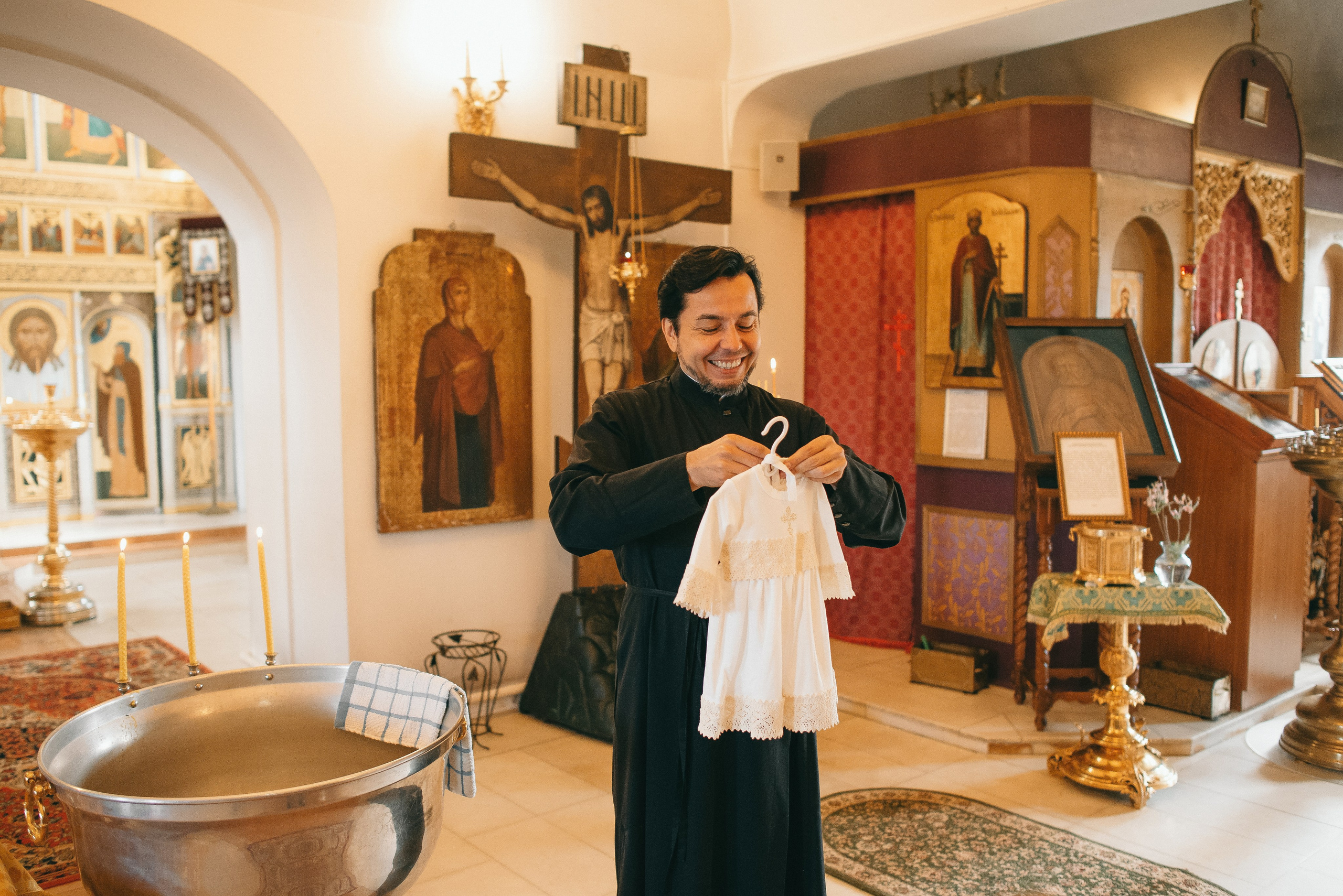 Таинство Крещения. Семейный и детский фотограф в Обнинске, Калуге, Москве