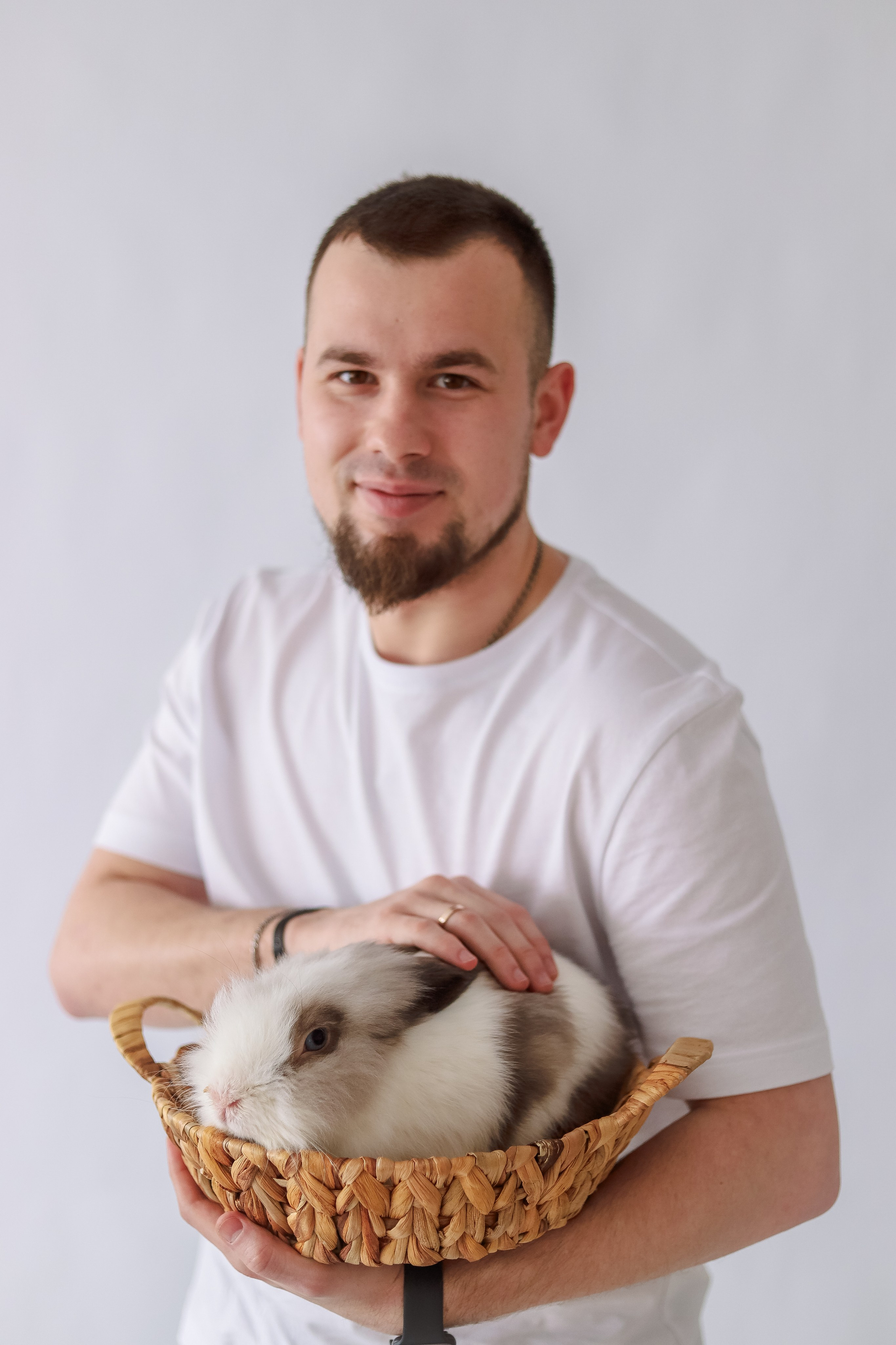 Ваня и Маруся — живые цветы + кролик. Kate Bunny | фотограф и видеограф в Люберцах