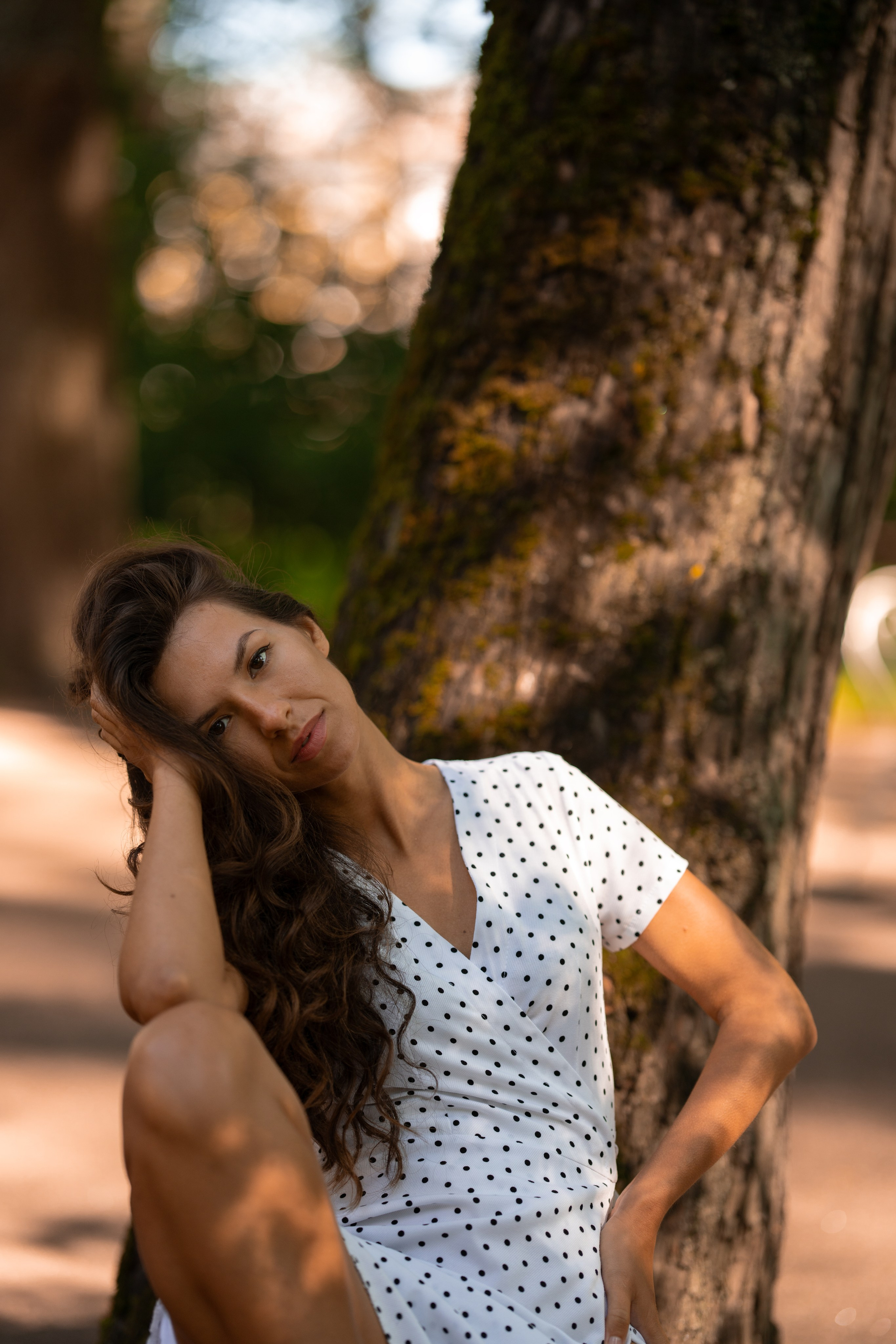 Виолетта в Летнем саду. Семейный и портретный фотограф в Санкт-Петербурге Татьяна Гримоть