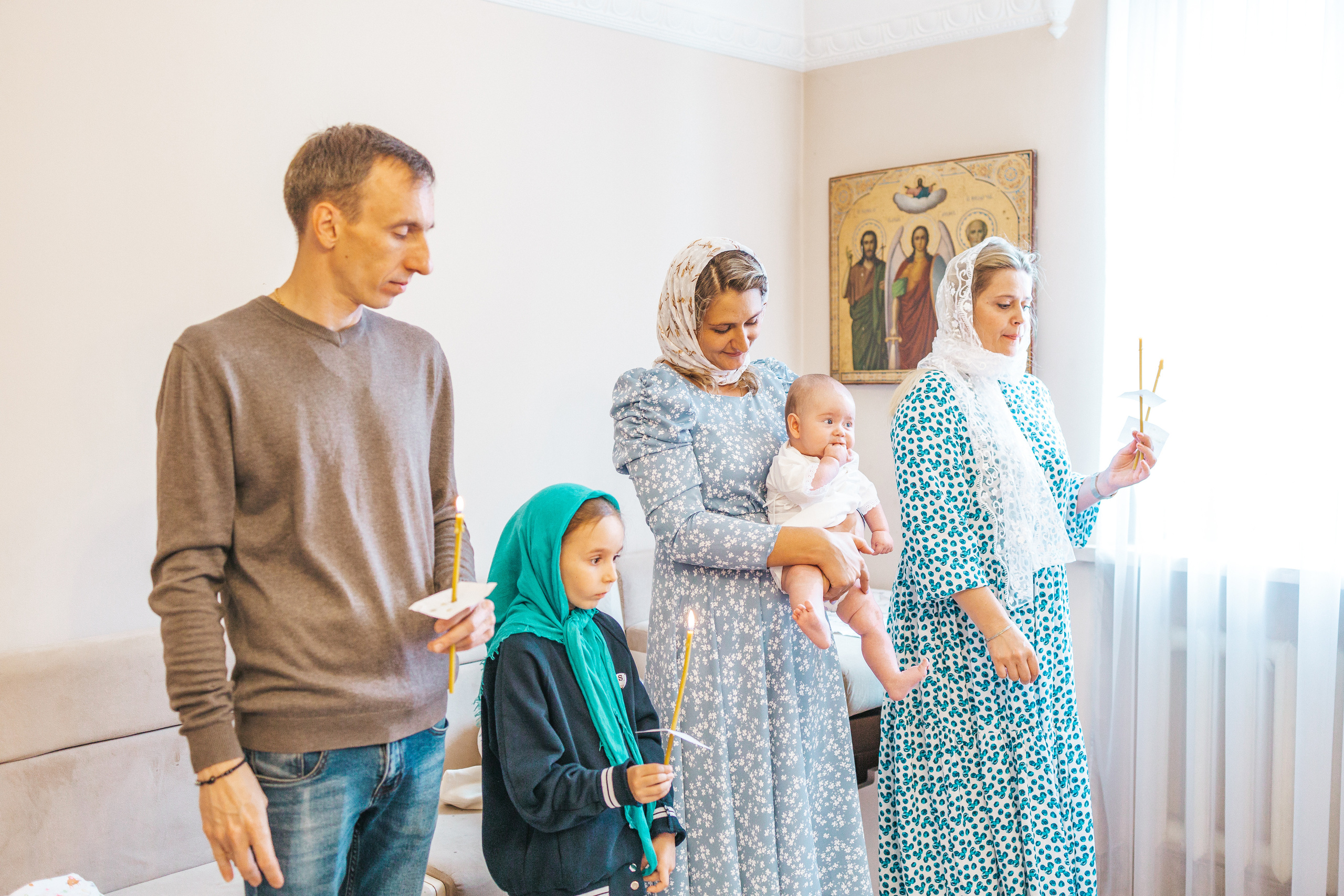 Крещение. Фотограф новорождённых в Москве и МО