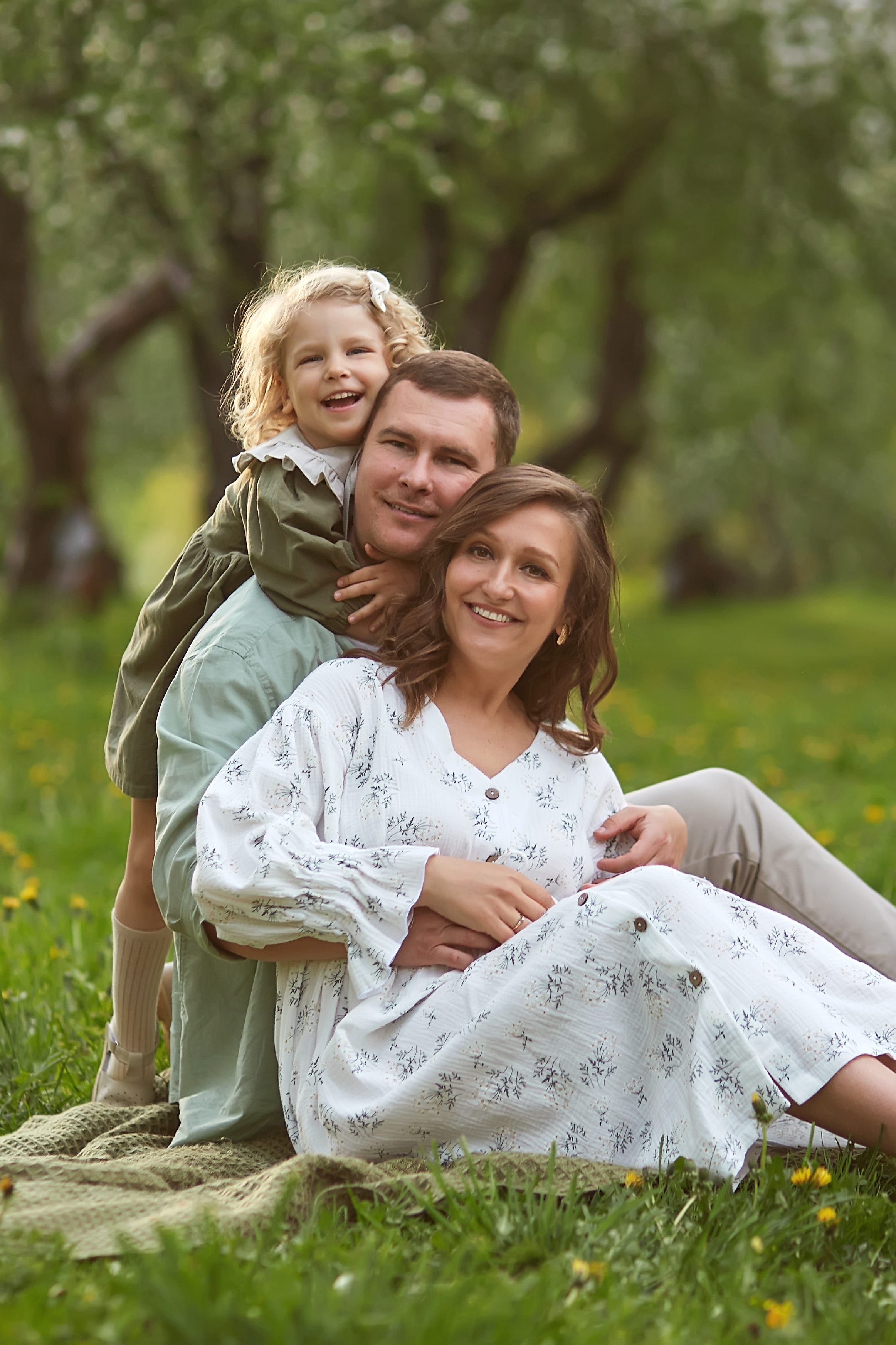 Валентина, Александр и Надюша. Семейный и детский фотограф в Москве Шарапова Ирина