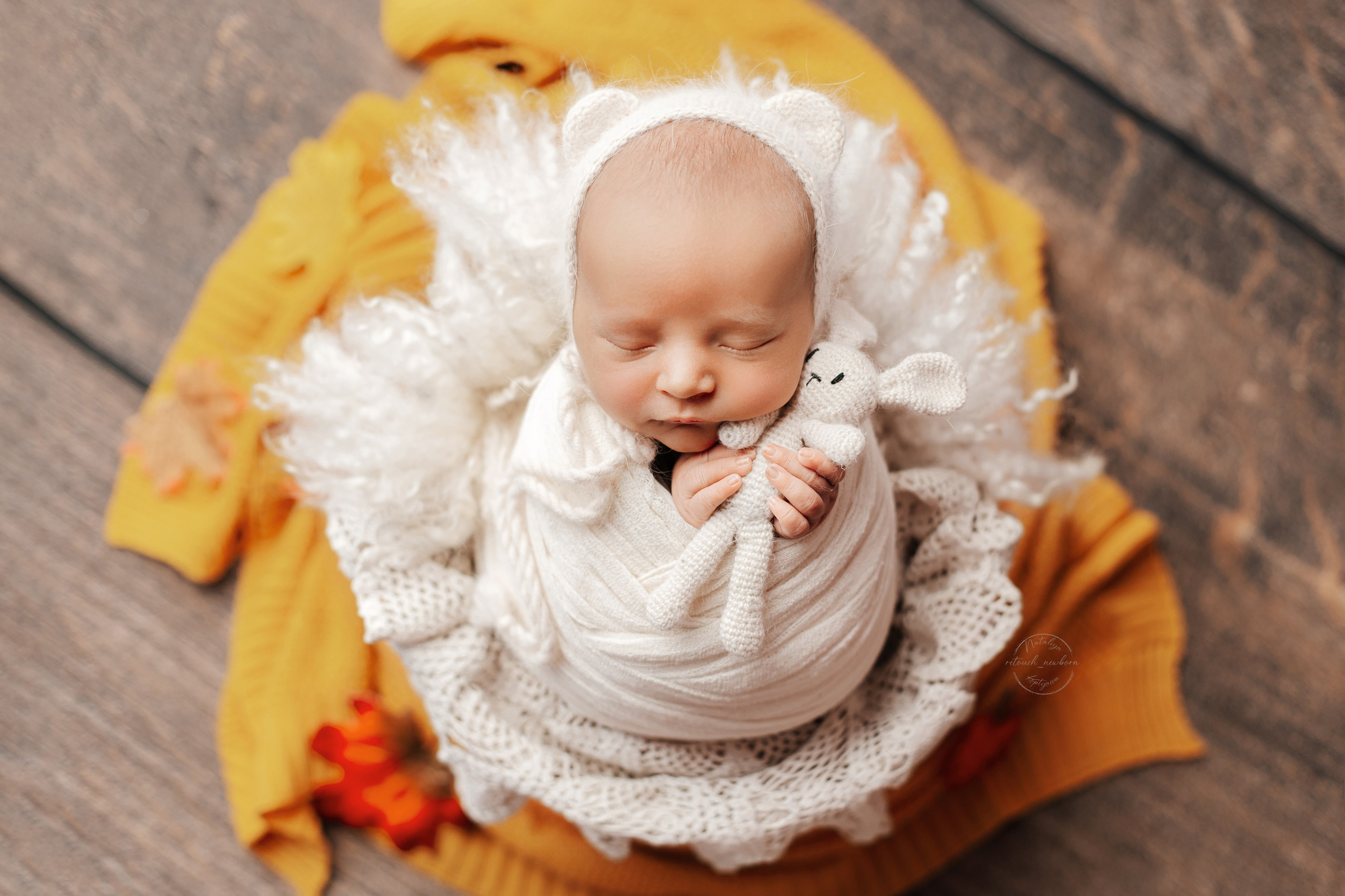 А. Ретушь новорожденных, обучение ретуши новорожденных, Наталия Коптяева