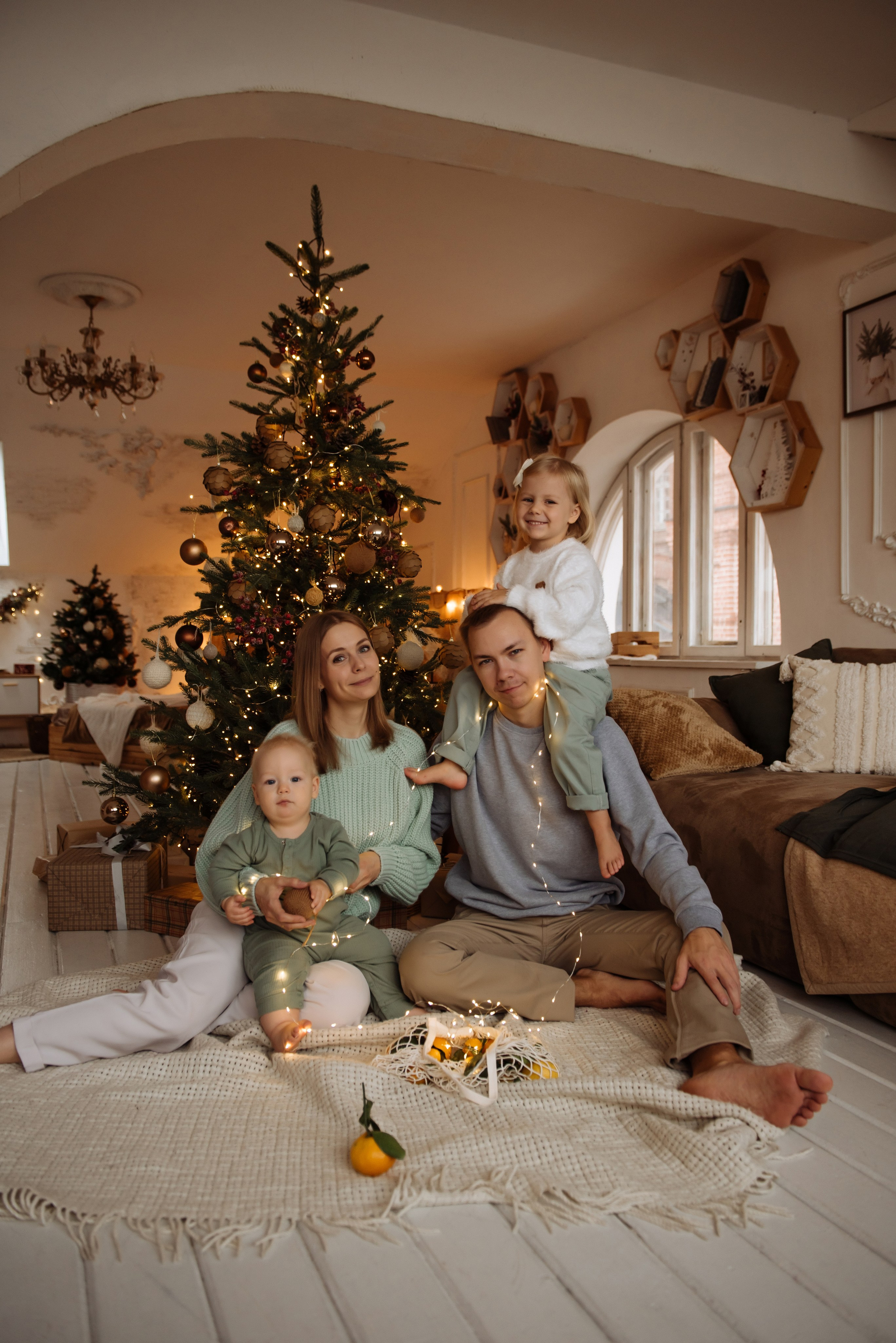 New Year Логиновы. Свадебный, портретный, фотограф беременности в Нижнем Новгороде Алина Зиновьева