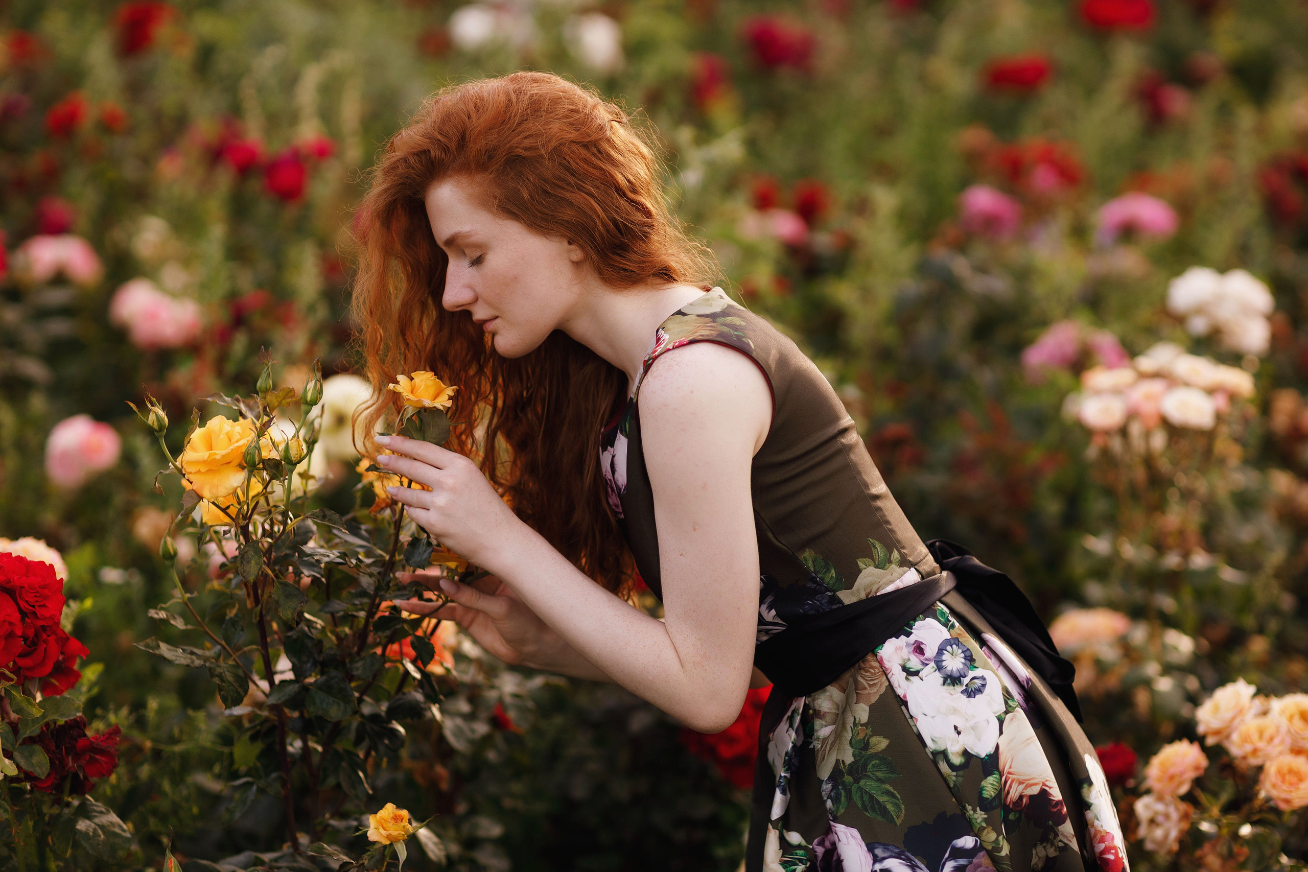 Фотосессия на заливе с Татой в платье от Ирины Павловой. Портретный и репортажный фотограф в Чебоксарах Андриян Чаркин