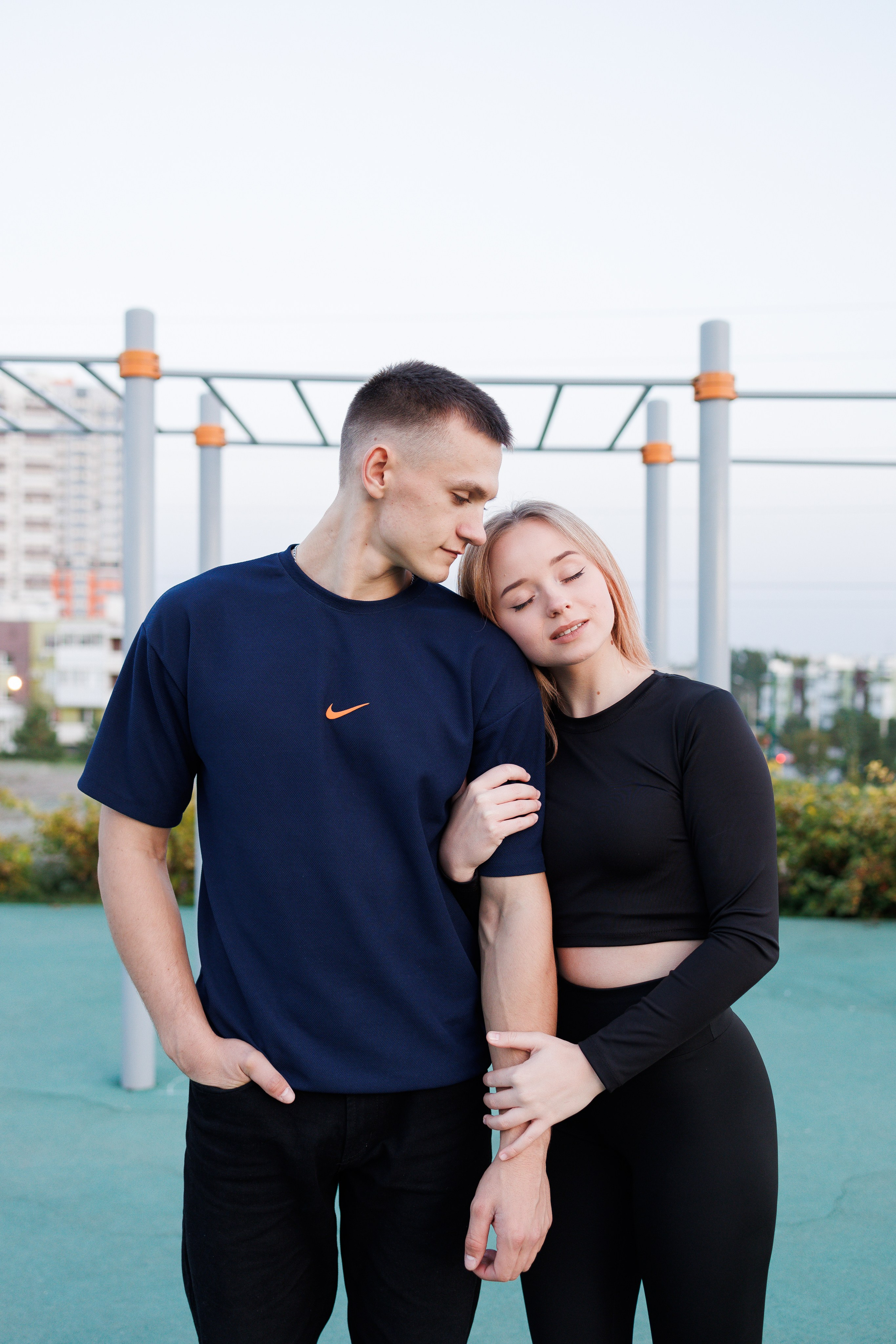 На спорт площадке (Настя+Игорь). Photograph Svetlana Volkova