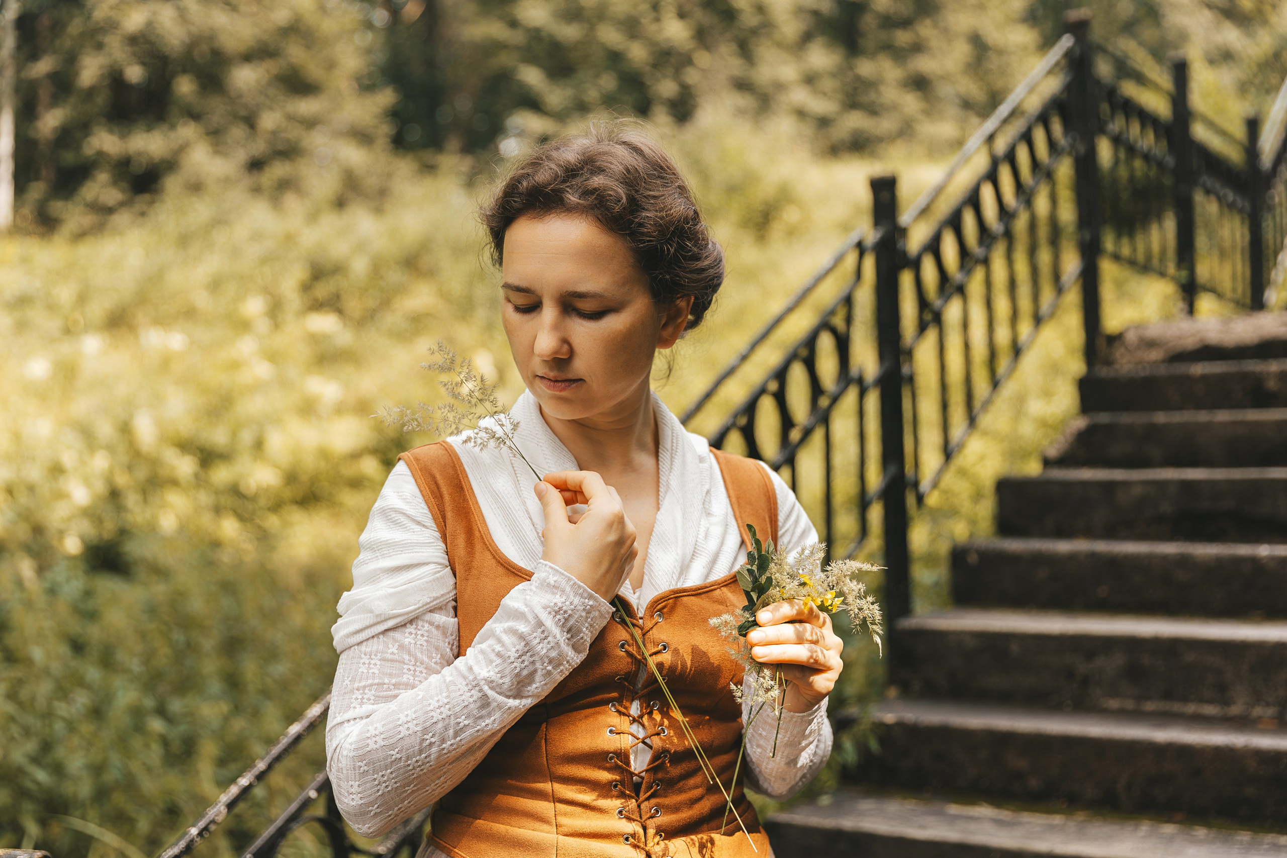 Женский портрет в историческом образе. Семейный и женский фотограф в Москве Надежда Воробьева