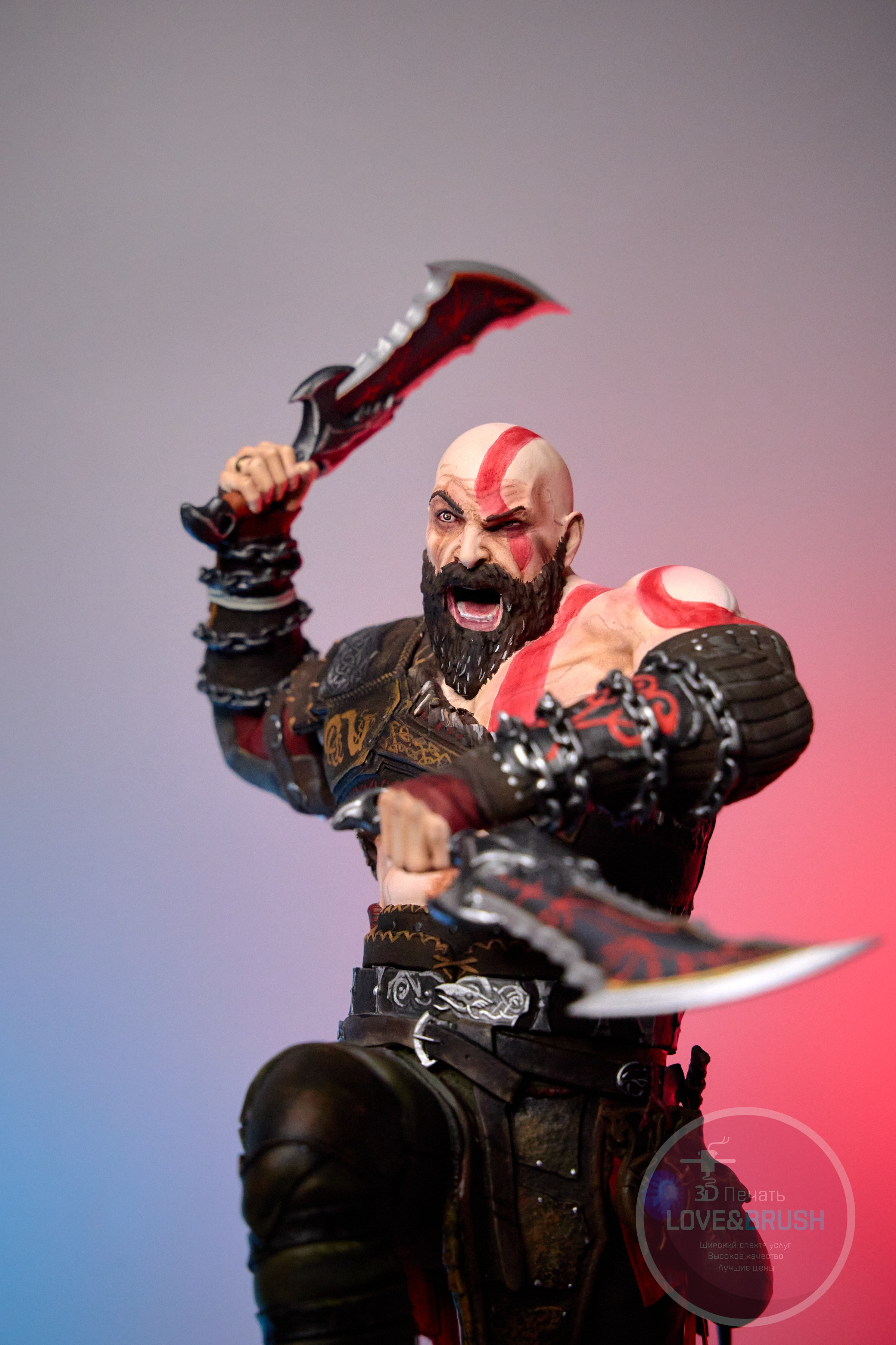 3D печать Love&Brush Kratos. ФОТОГРАФ ЭДУАРД КОЛТУНОВСКИЙ