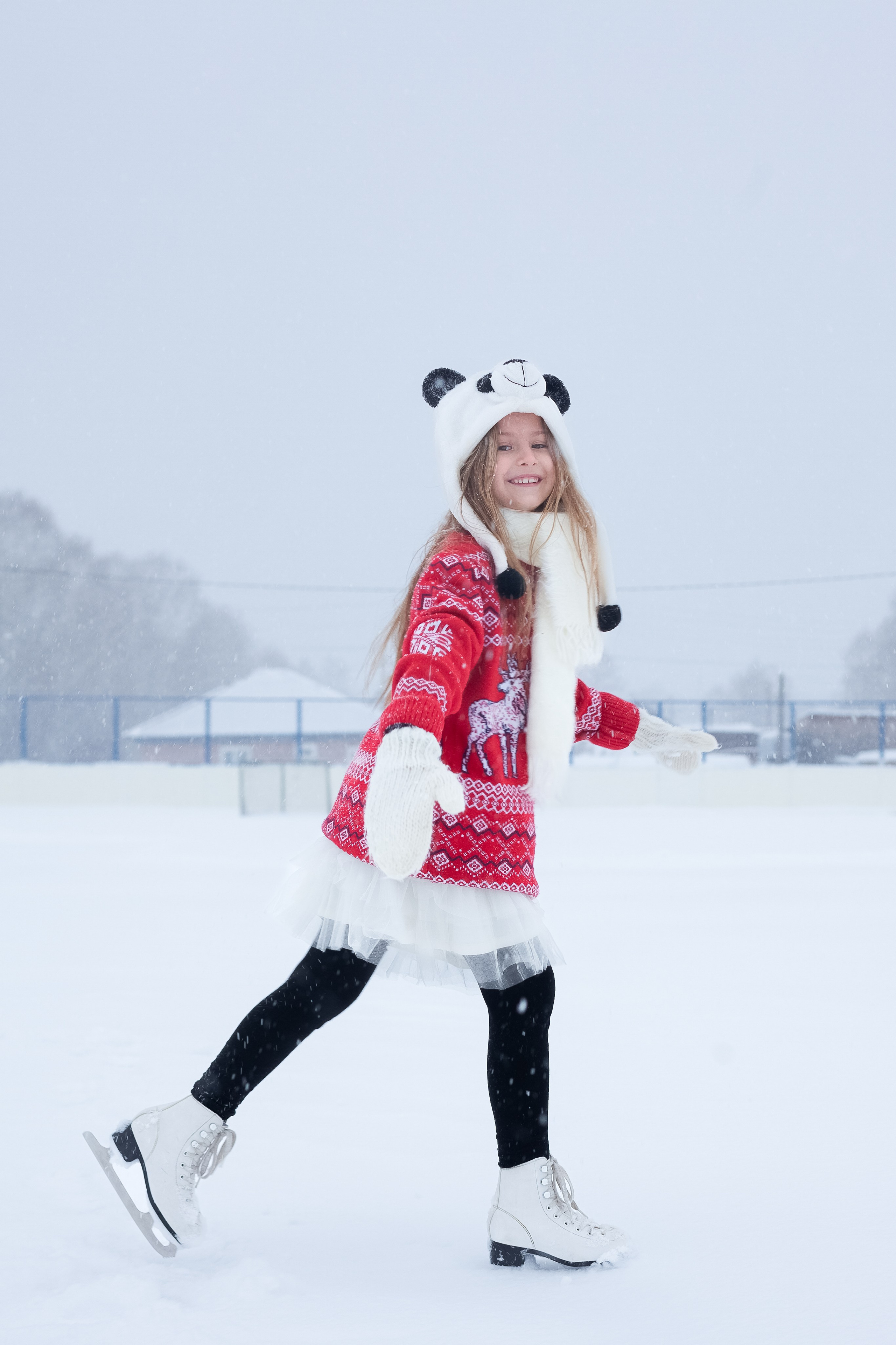 Детская фотосессия на катке. Фотограф в Томске Евгения Гуляева