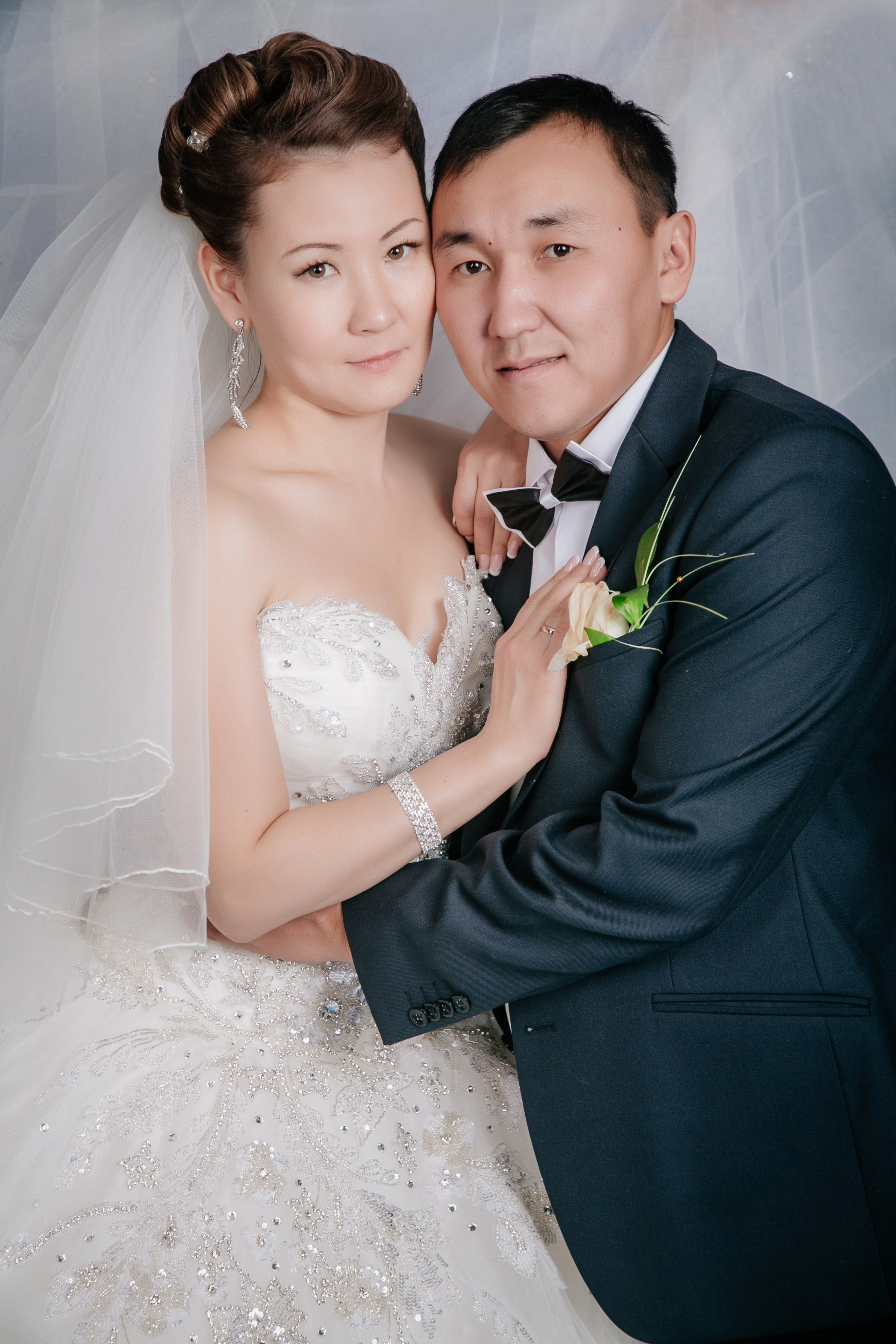 Зимнее свадебное фото. Фотограф Надежда Куин, Якутск