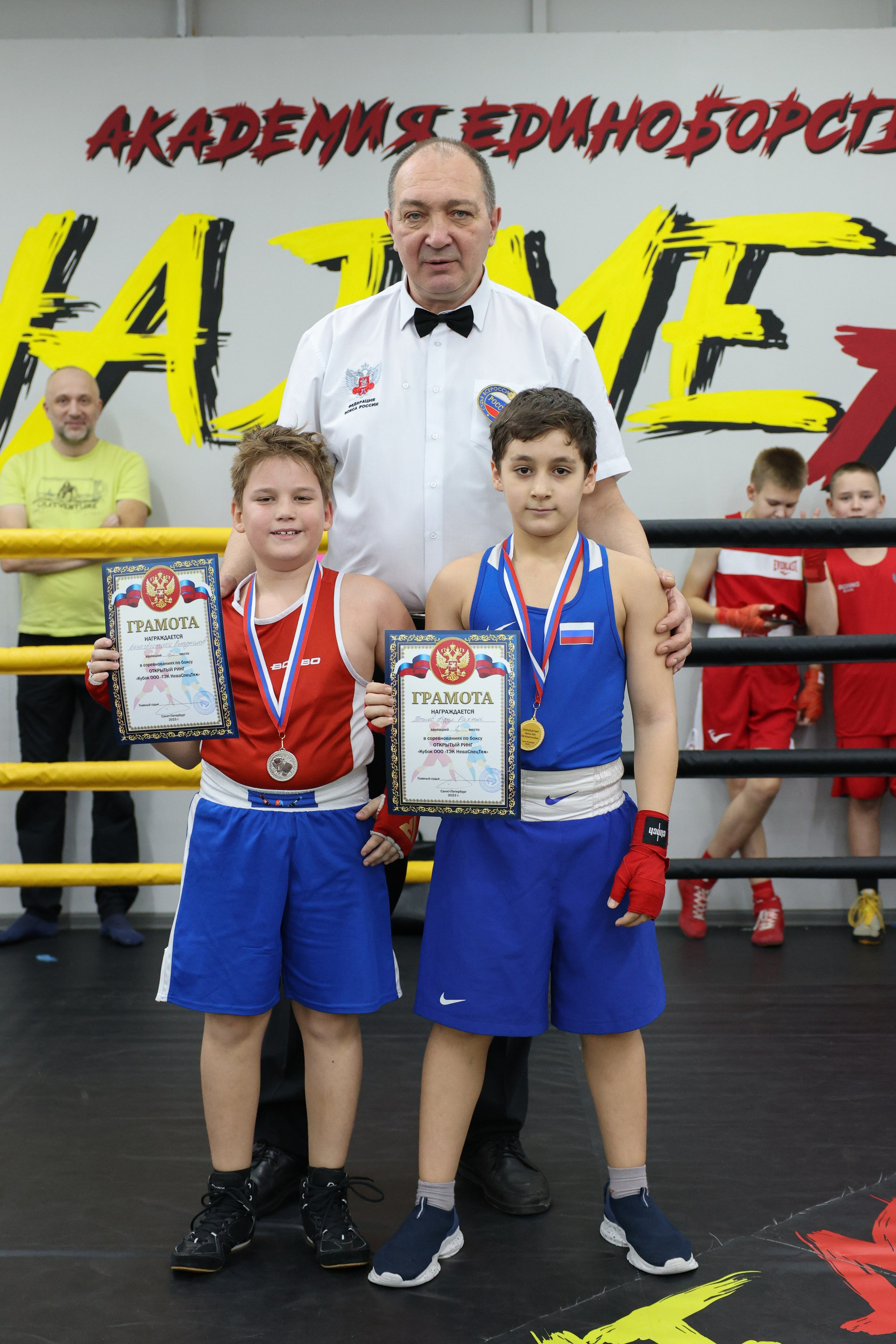 Открытый ринг «кубок ООО «ТЭК НеваСпецТяж». Фотограф Александр Заломаев