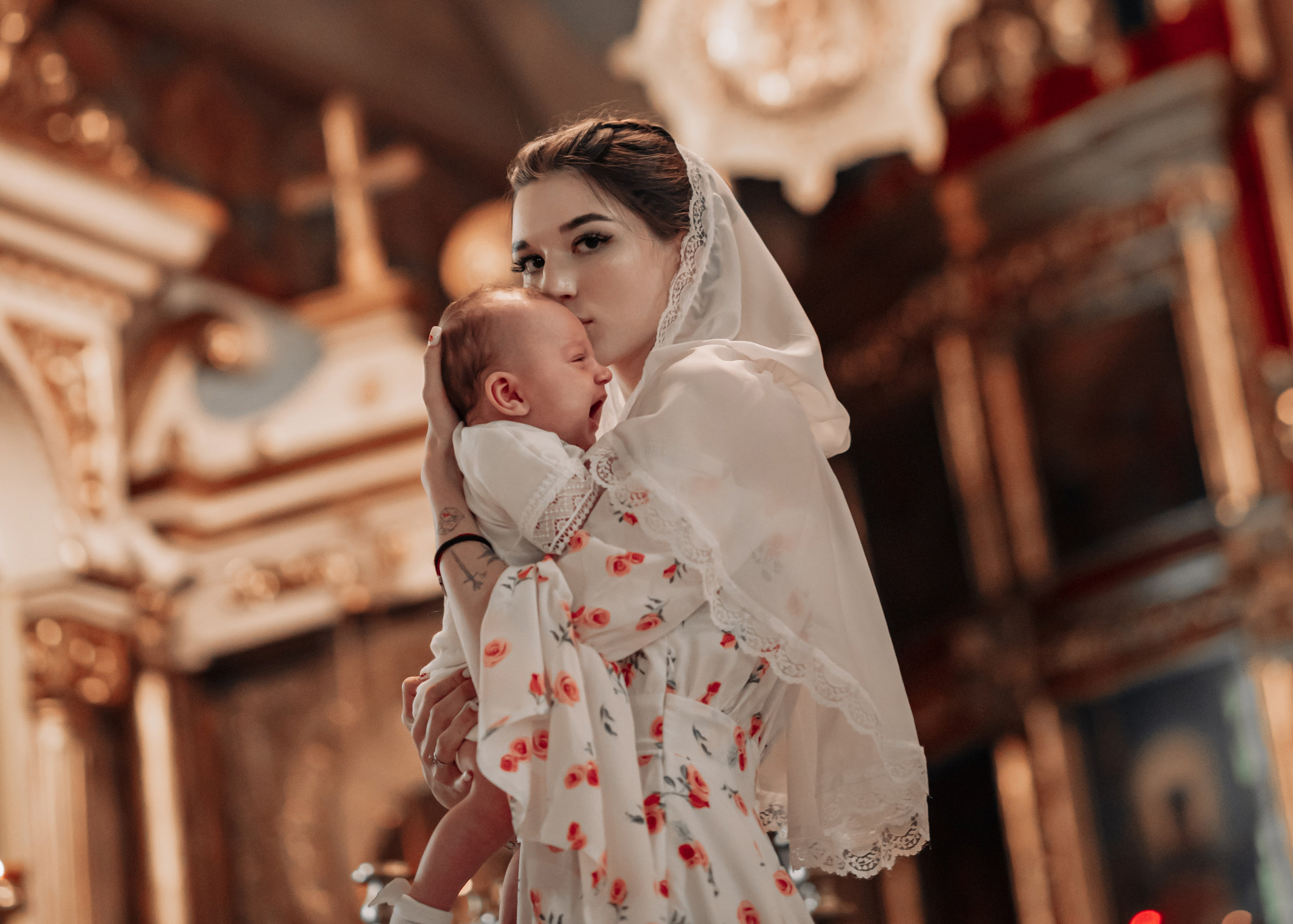 Таинство Крещения. Крамер Юлиана детский и семейный фотограф