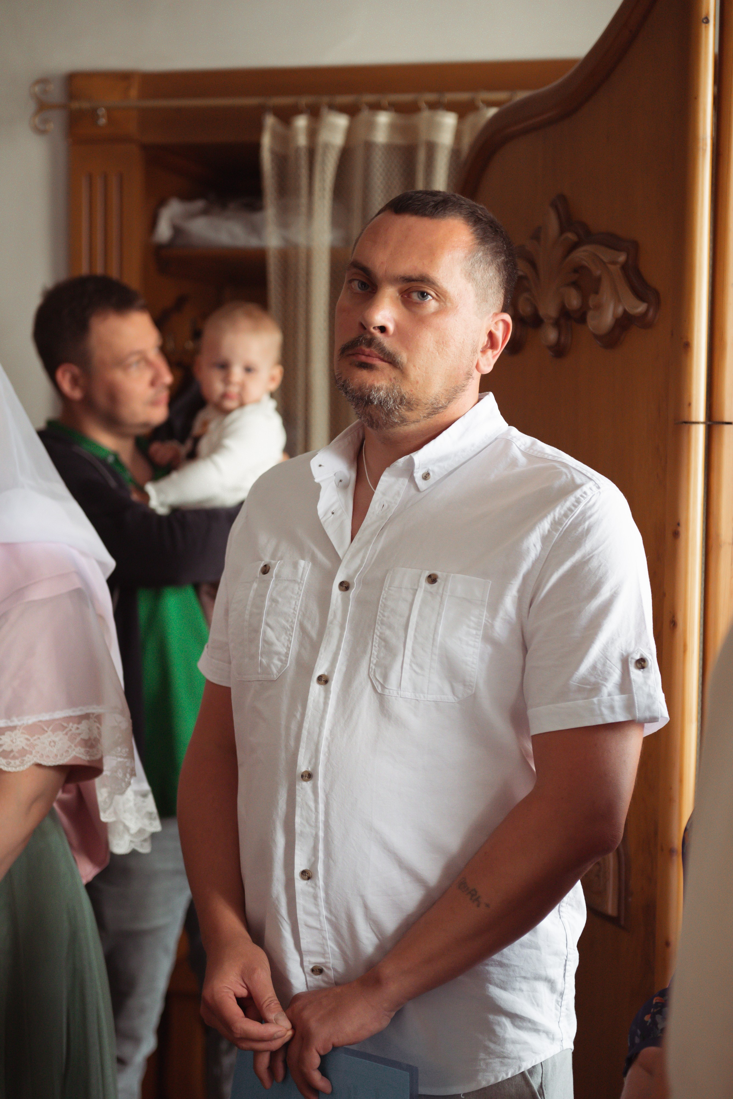 Крещение Максима. Фотограф Москва Настя Профотовна. Репортажные, свадебные и контент фотосессии