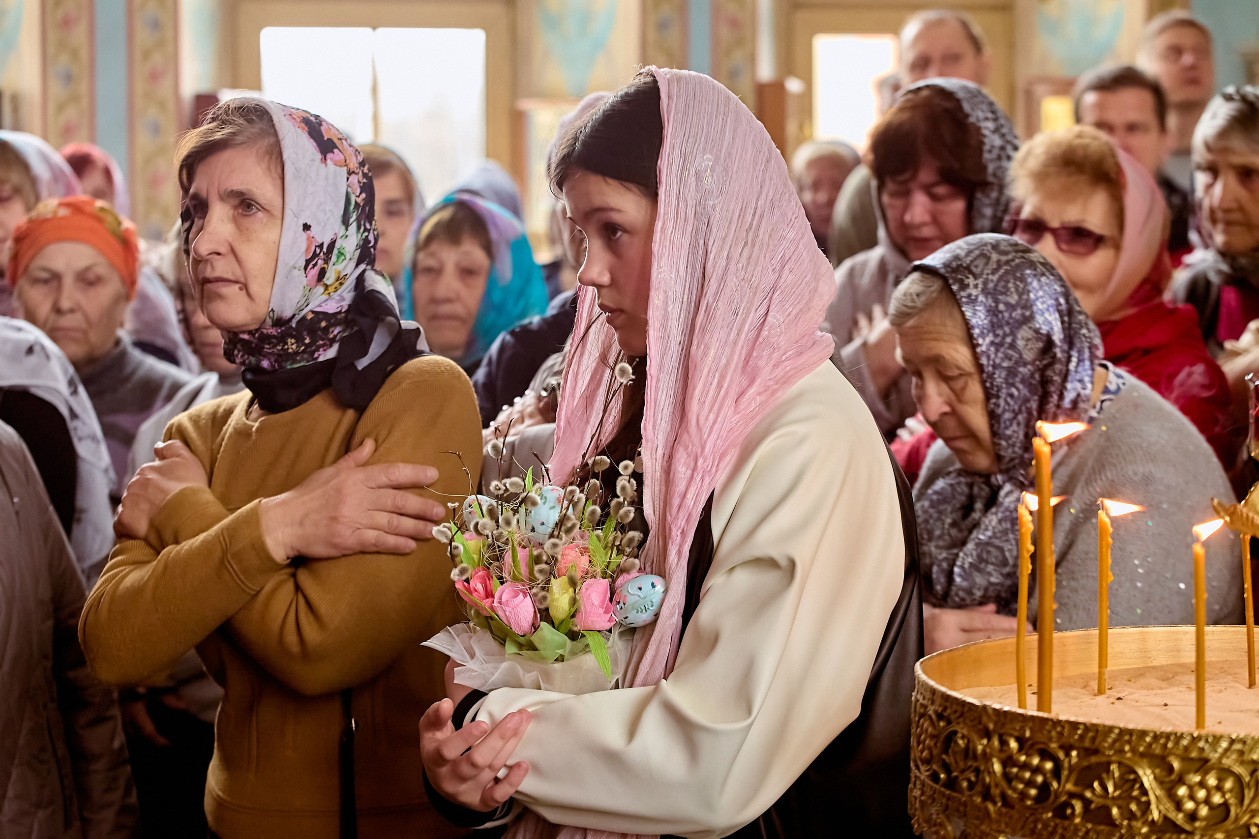 Детский портрет в храме. Православный портретный и детский фотограф Николай Голованов
