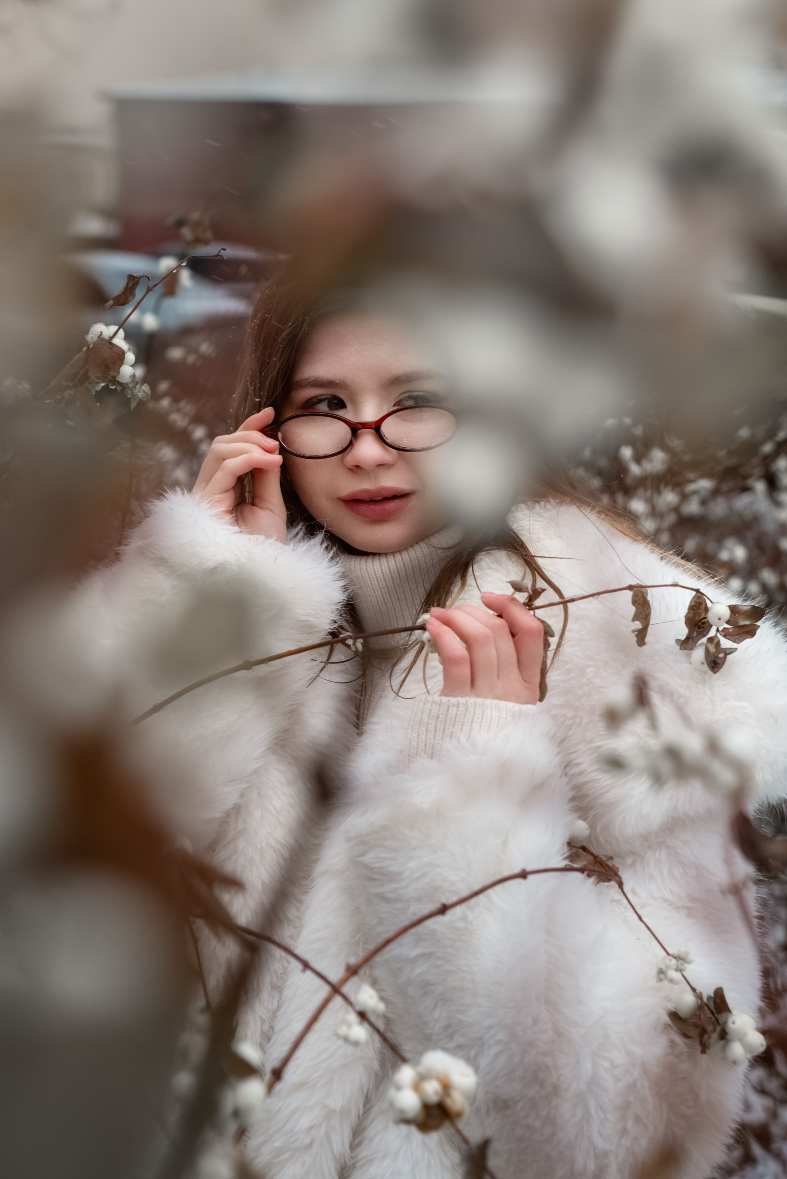 Фотосессия в снегу 