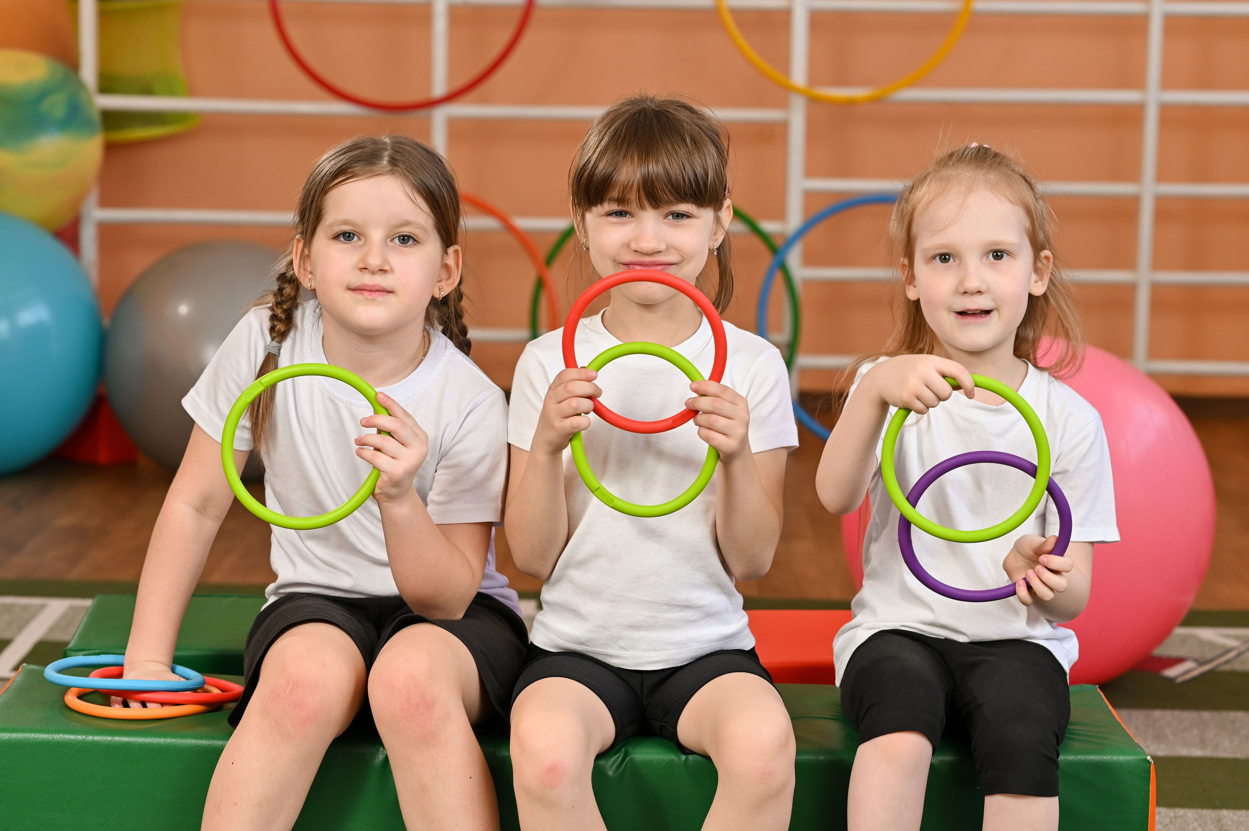 Детский сад на физкультуре. Семейный фотограф в г. Воскресенск Наталия Молева