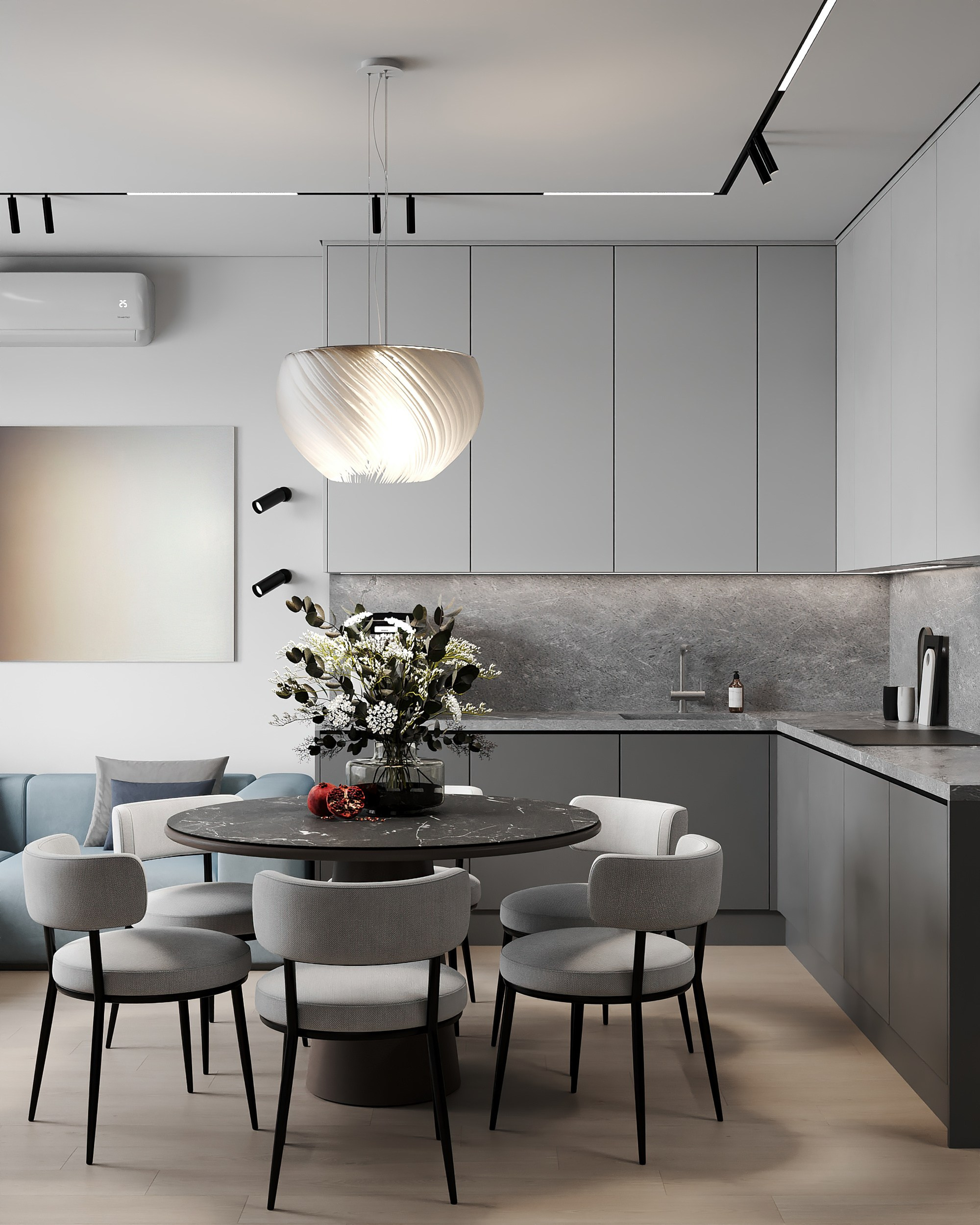 B22_Tretiakova_interiors. 3d визуализатор интерьера Анастасия Лосицкая