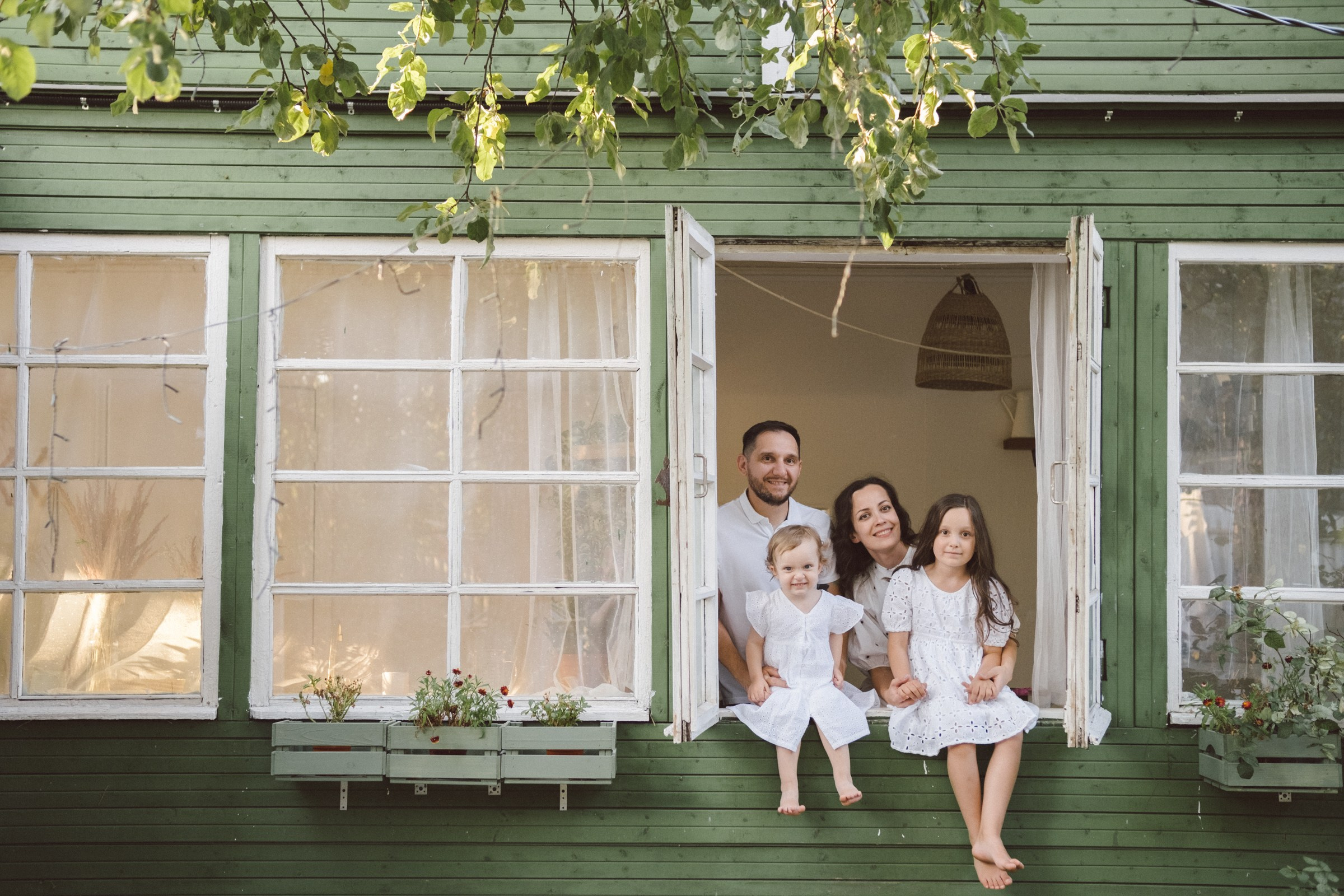На даче. Свадебные и семейные фотографы в Москве Максим и Оксана Первомай