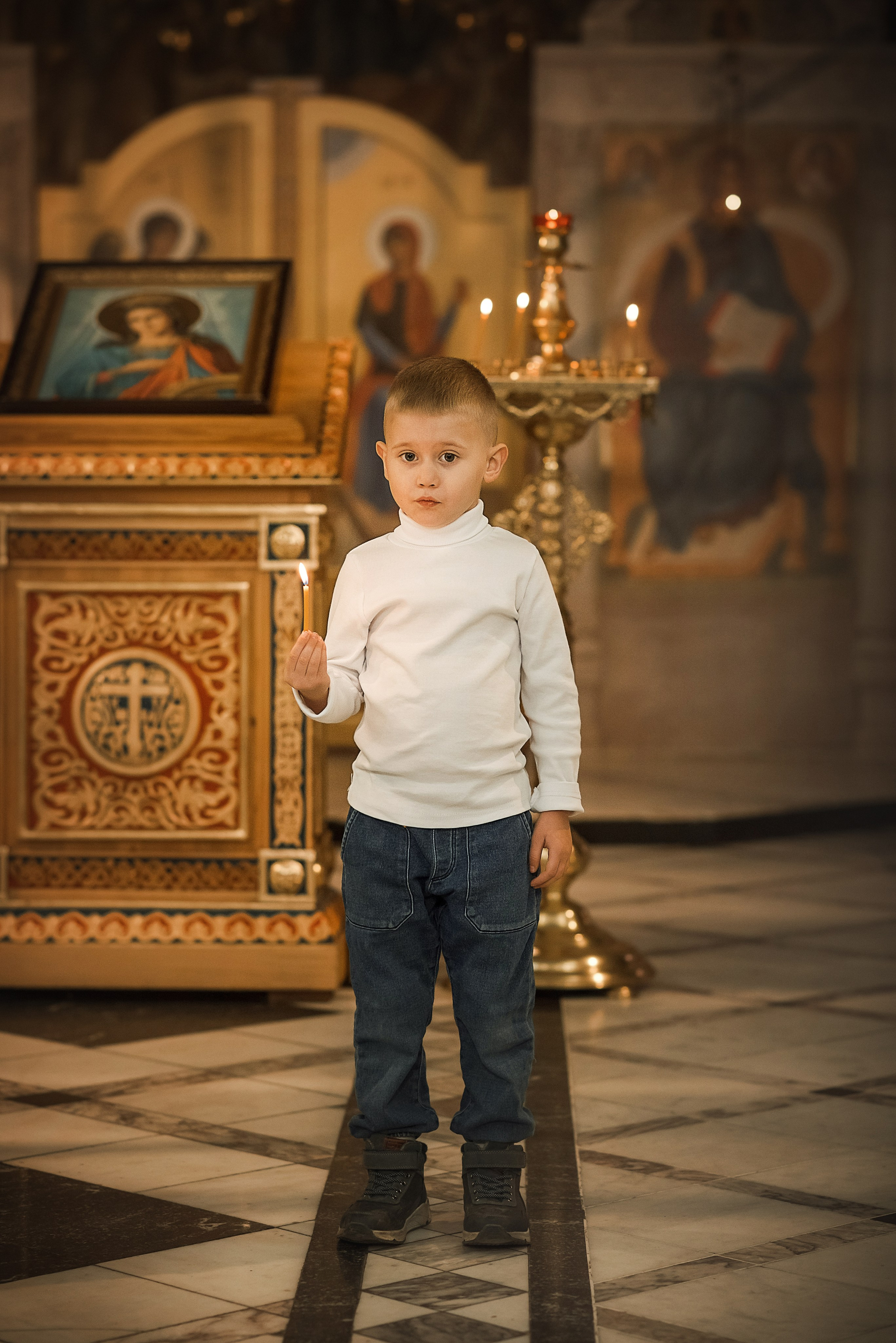 Крещение Семёна _ Храм святой вмч. Екатерины. Семейный фотограф в Ростове-на-Дону Татьяна Литвинова