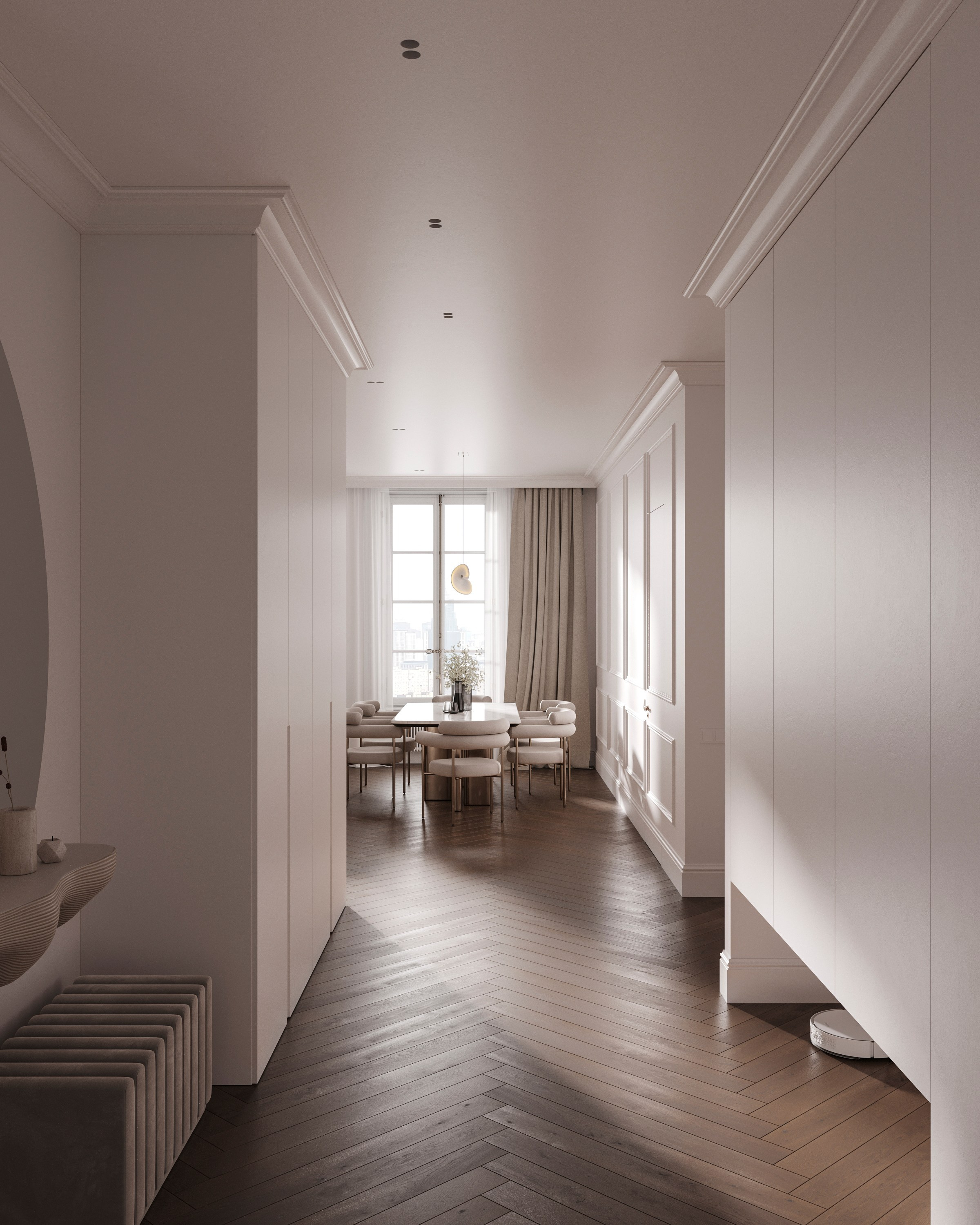 MODERN ELEGANCE | CONCEPTUAL PROJECT. Interior Visualization by Valerie Stetyukevich