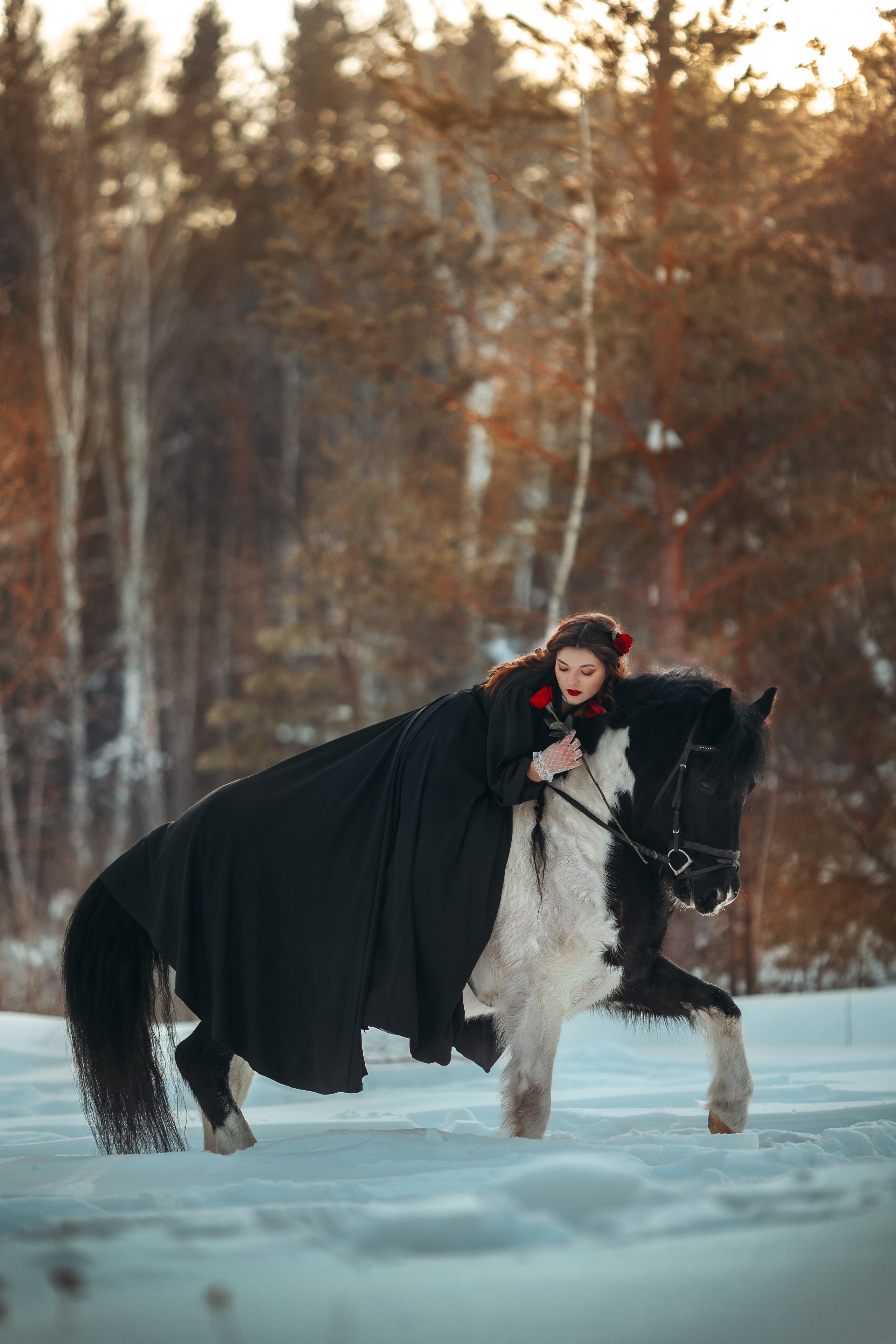 Катя и Шери. Анна Молчанова конный фотограф в Тюмени | фотосессии с лошадьми Тюмень