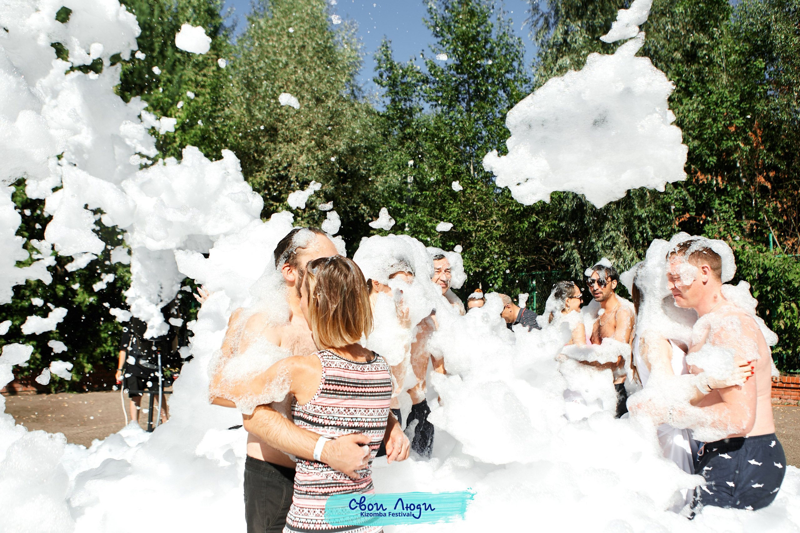 Foam party. Свадебный фотограф