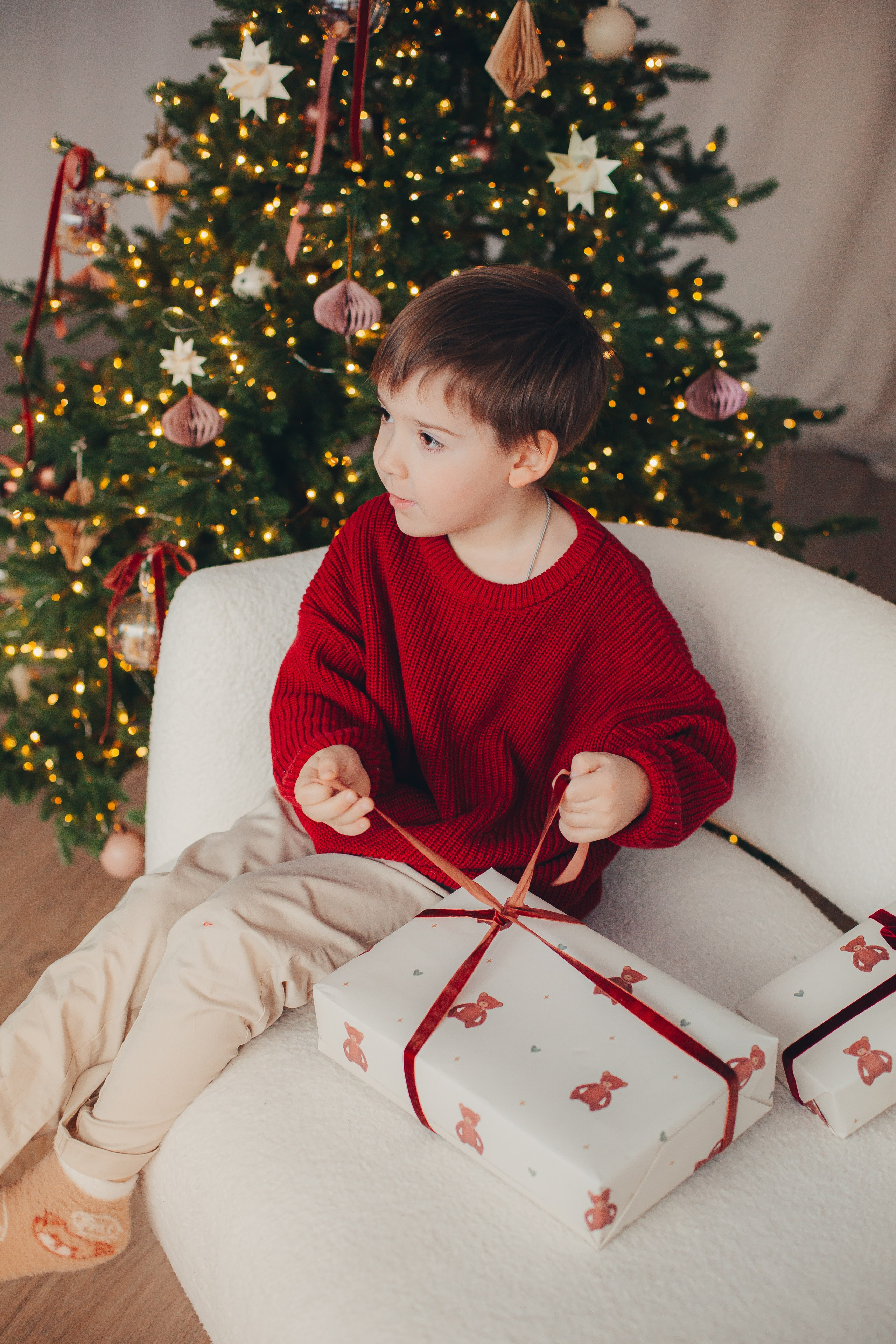 Новогодняя съёмка в студии. Фотограф Евгения Мальцева, Архангельск