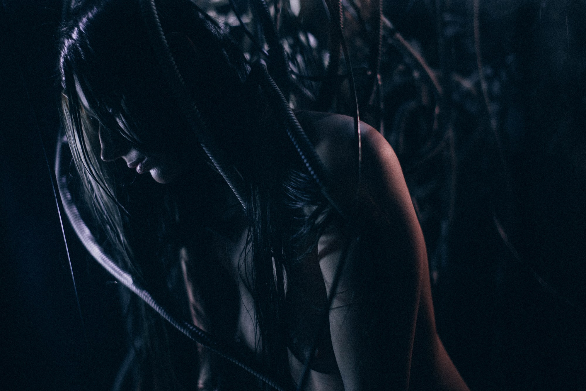 Мир будущего в стиле кибер готика