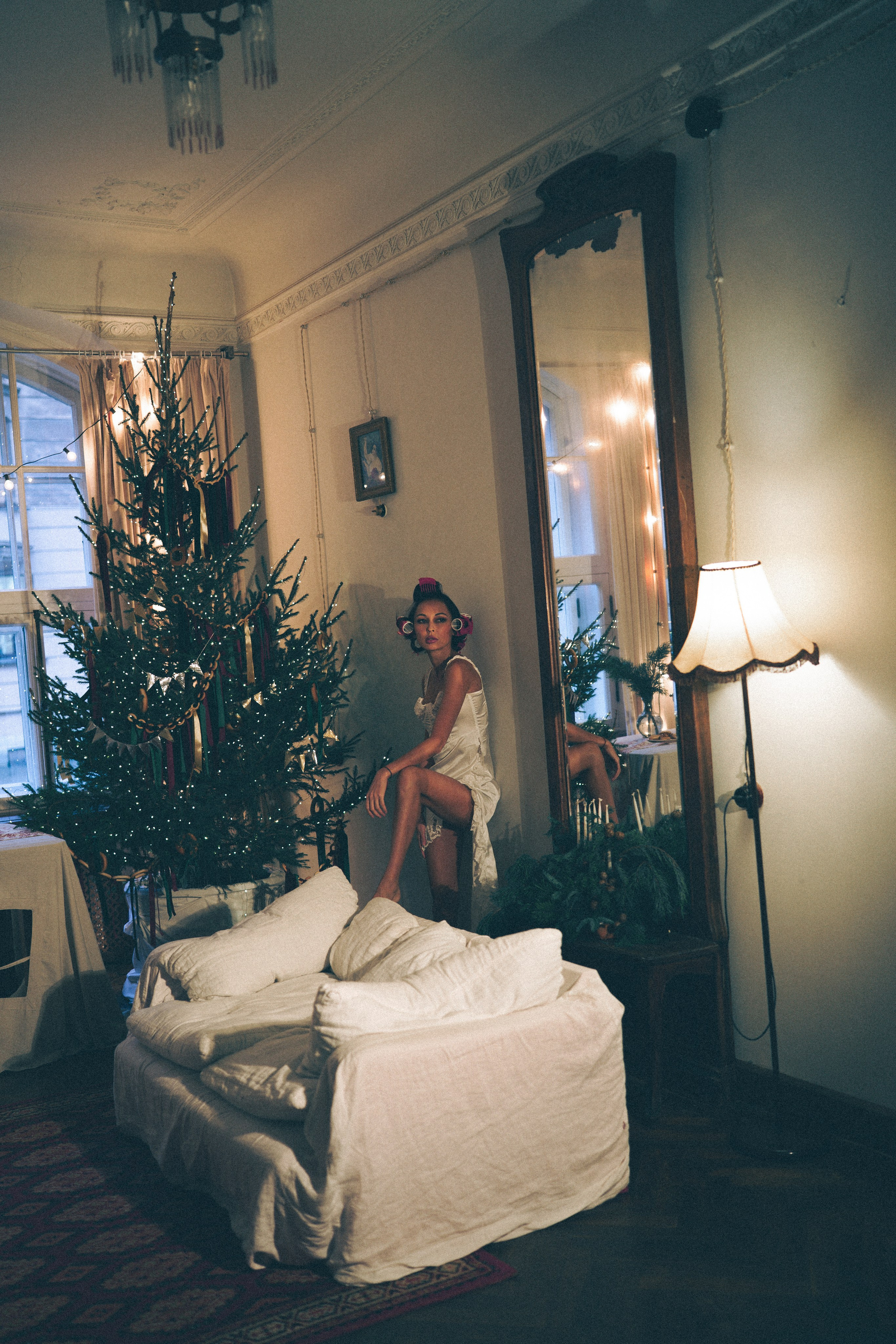 ФОТОСЕСИИЯ К НОВОМУ ГОДУ В АТМОСФЕРНОЙ СТУДИИВ ЦЕНТРЕ ПИТЕРАИ ВИНТАЖНЫЙ ОБРАЗ. Профессиональный фотограф, Санкт-Петербург — Виктория Богомолова