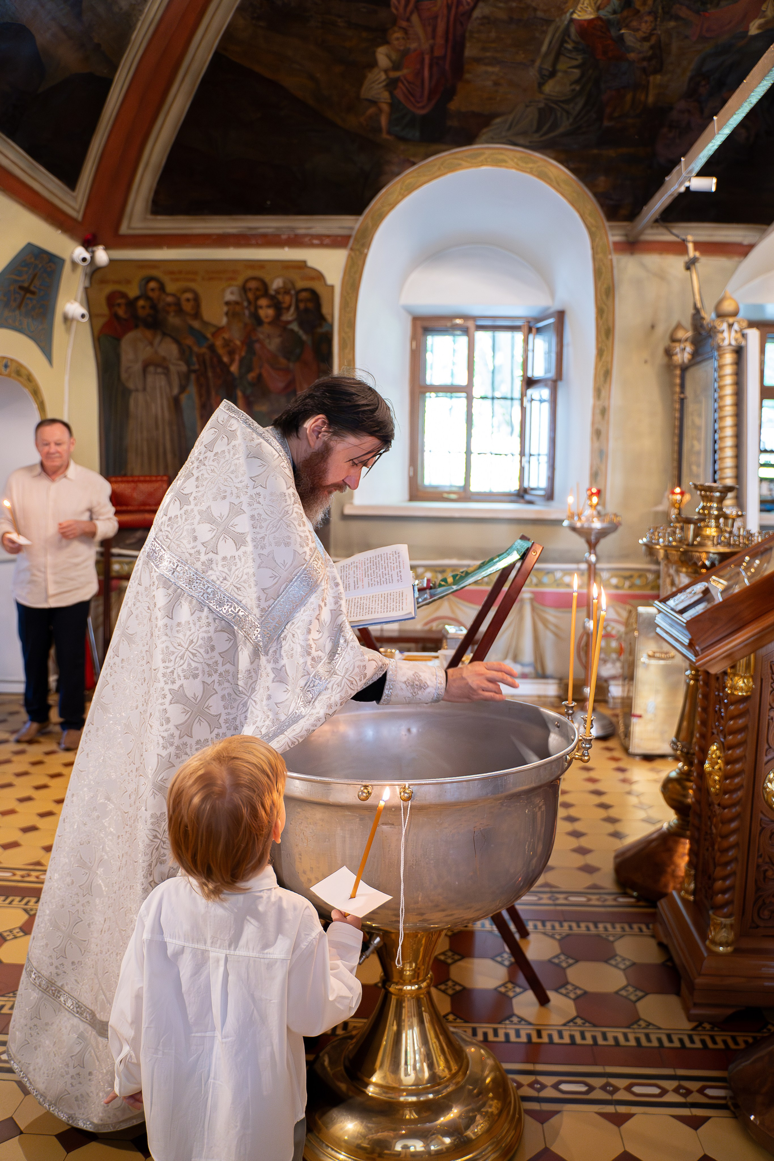 Крещение Эммы. Фотограф на роды Москва Ольга Летучева