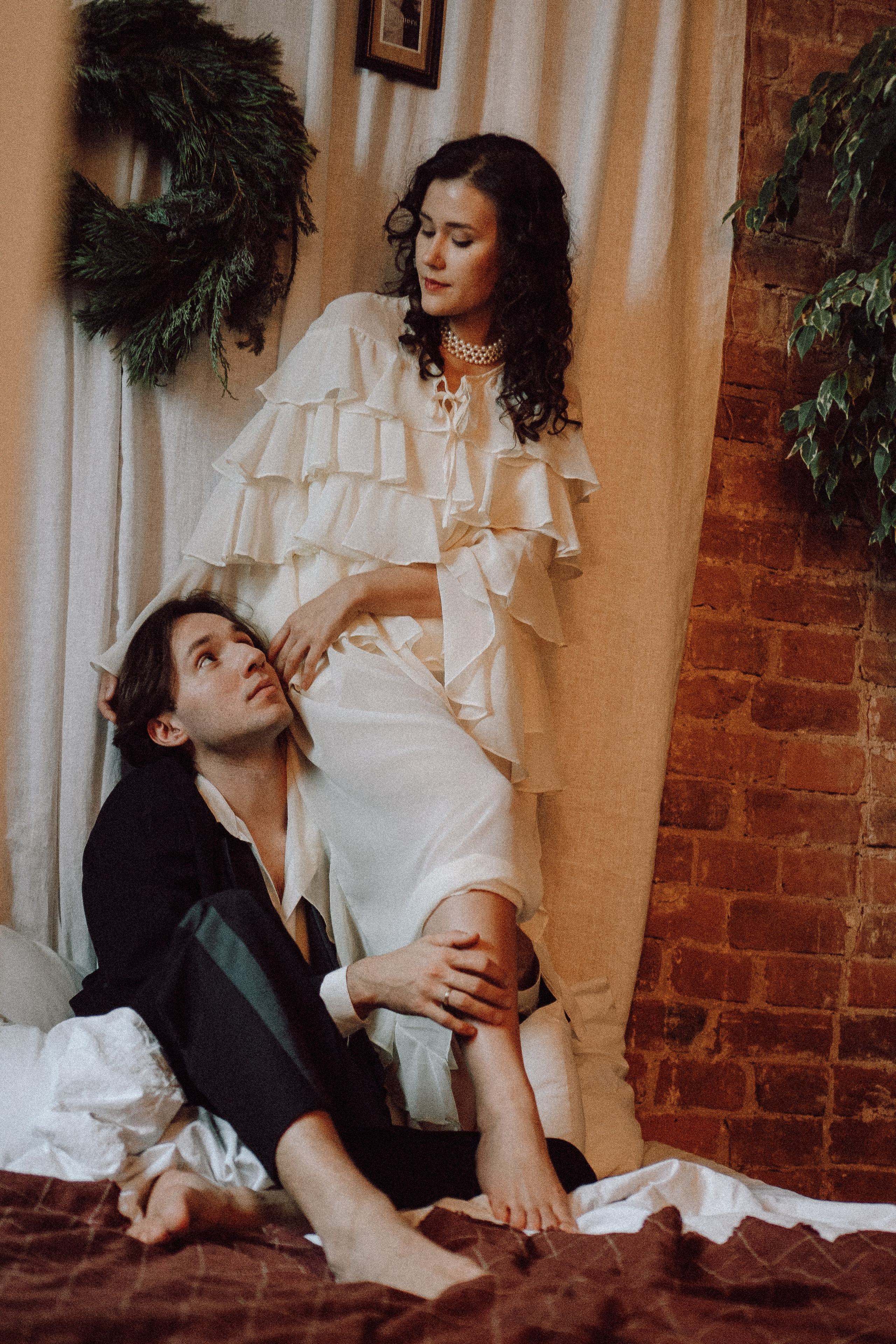 УТРО ЖЕНИХА И НЕВЕСТЫ В ФОТОСТУДИИ И ОСНОВНАЯ ФОТОСЕСИСИЯ ЗИМОЙ. Профессиональный фотограф, Санкт-Петербург — Виктория Богомолова