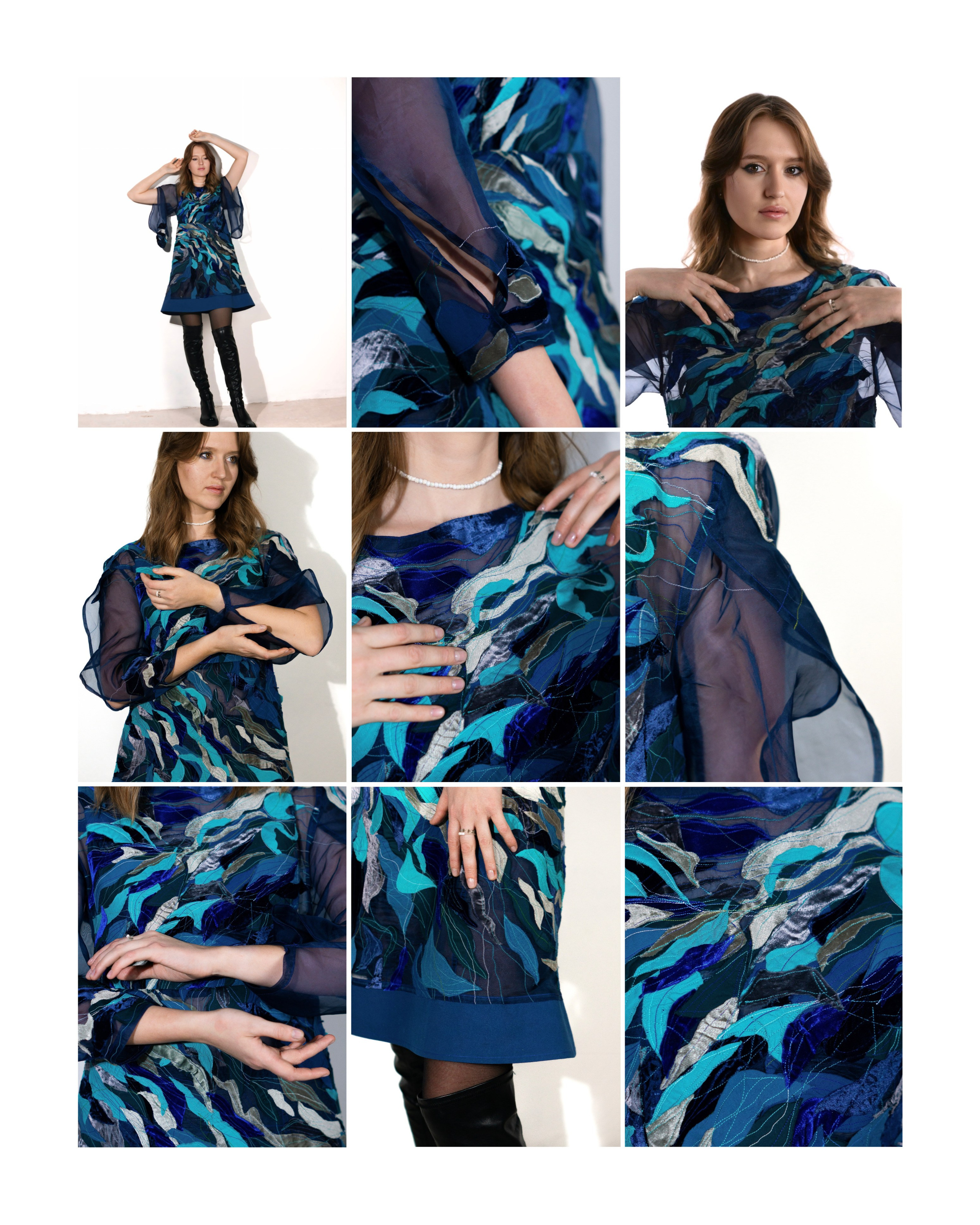 Съёмка дизайнерского платья. Женский фотограф Омск, Екатерина Петрова